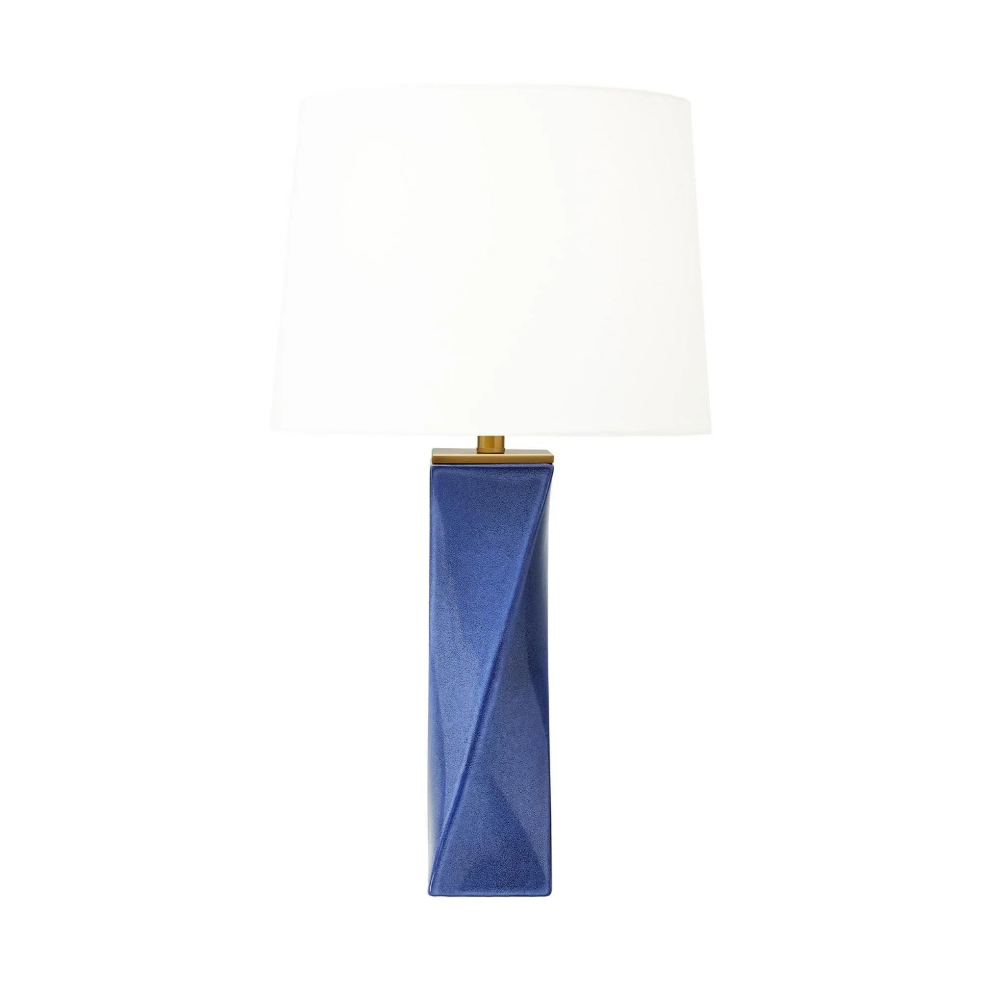 Lagos Table Lamp, Frosted Blue Finish - Bees Lighting