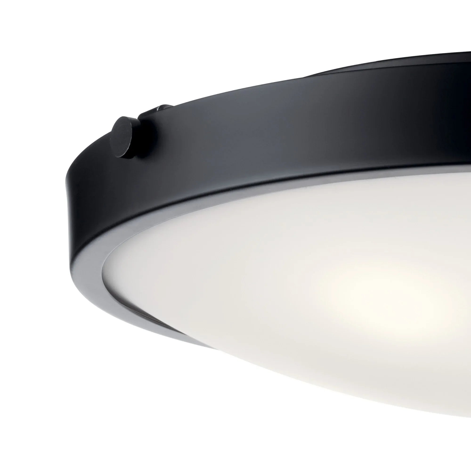 Lytham 21" 4-Light Flush Mount, Black Finish - Bees Lighting