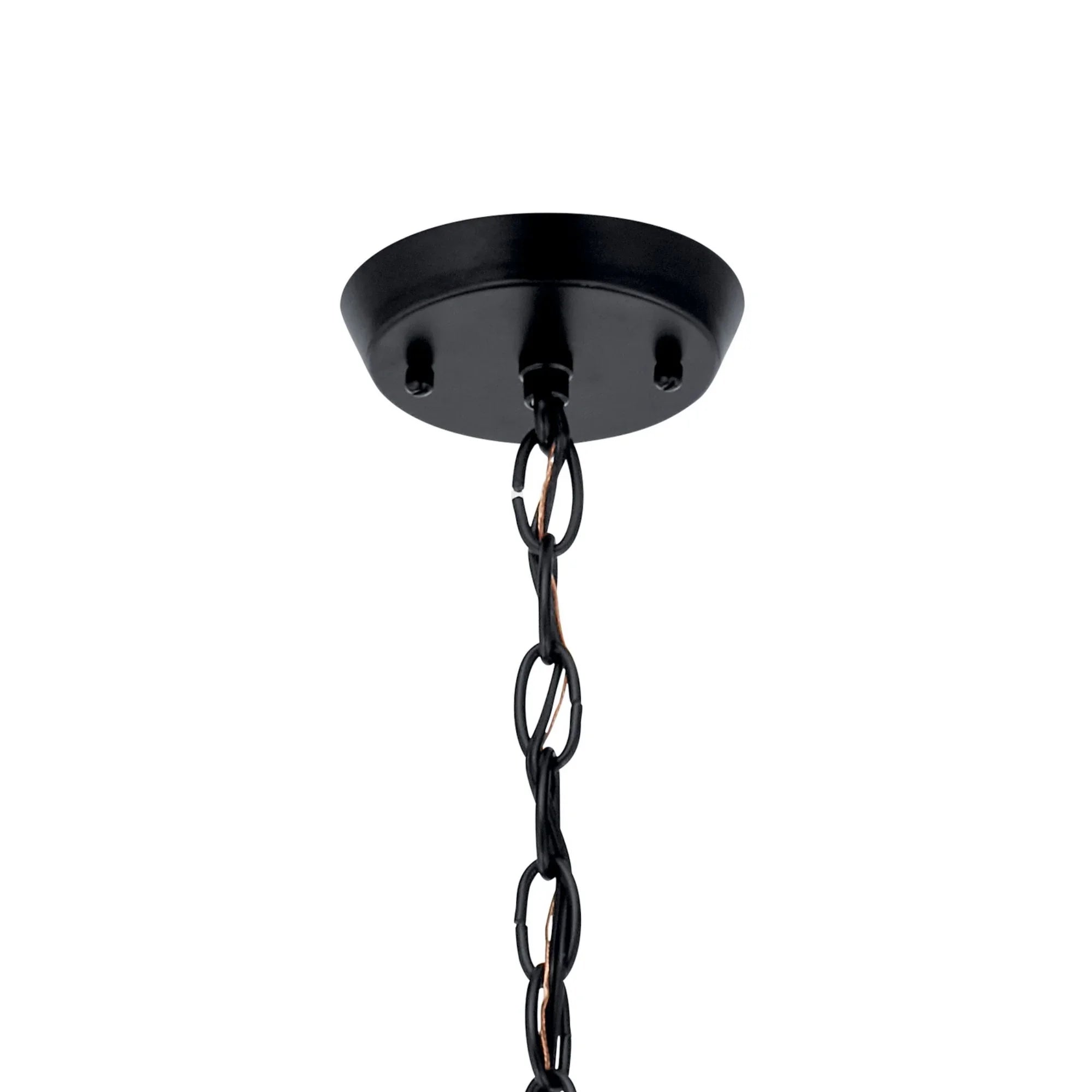 Kennewick 18" 5-Light Chandelier, Black Finish - Bees Lighting