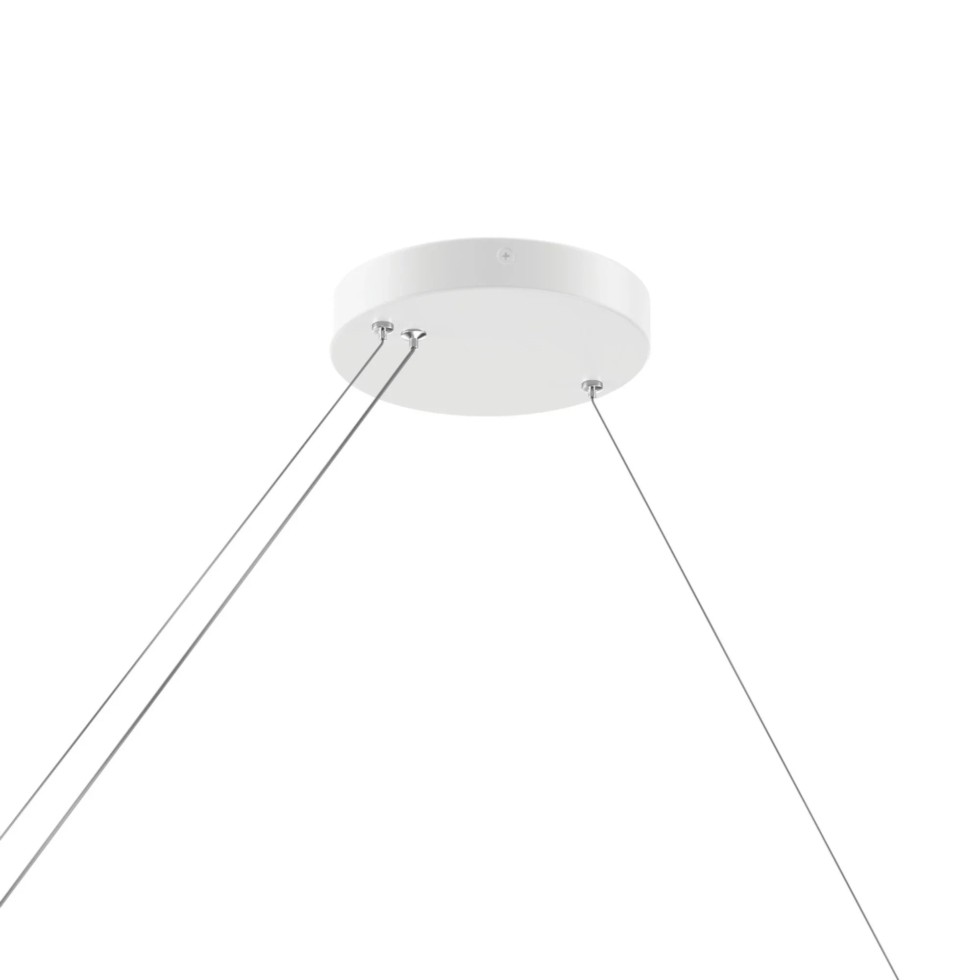 Walman 35" LED Linear Chandelier, White Finish - Bees Lighting