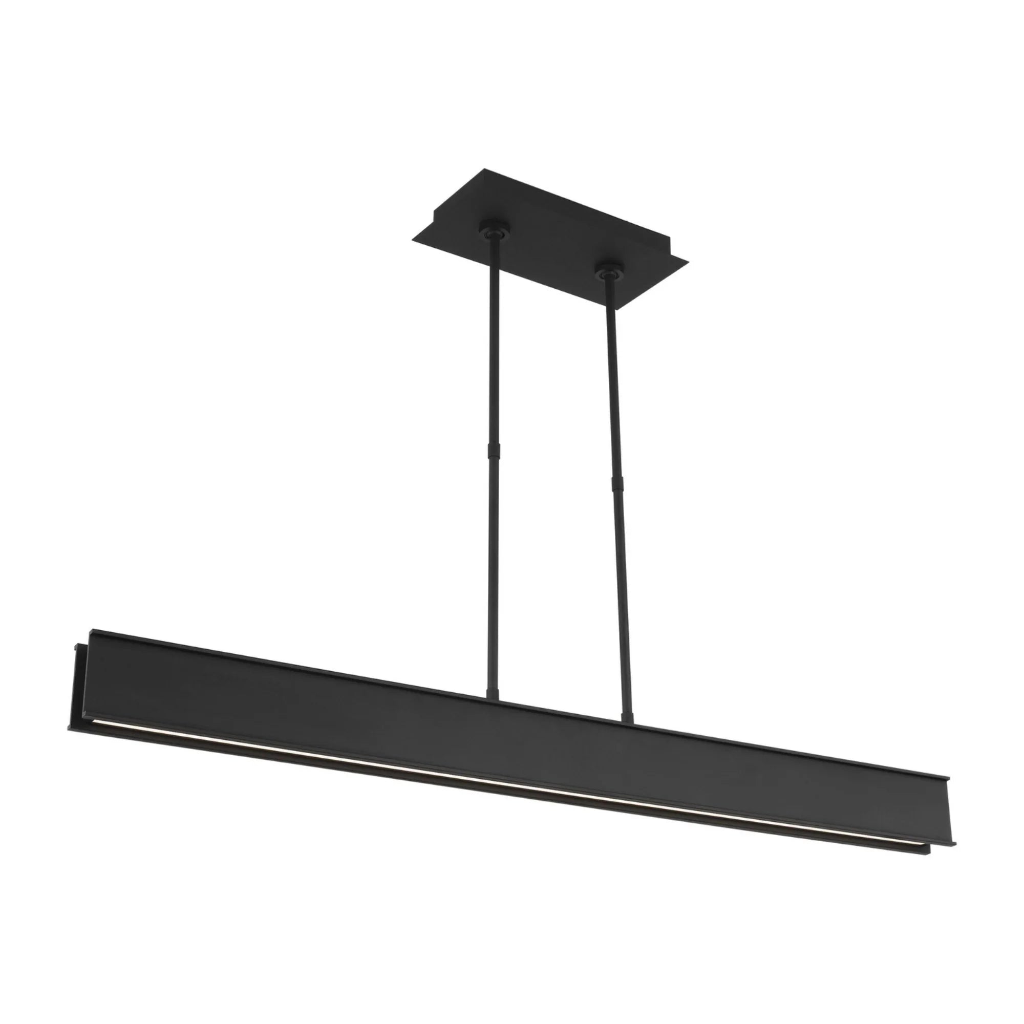 I-Beam 47" Linear Suspension, 120-277V, Nightshade Black Finish - Bees Lighting