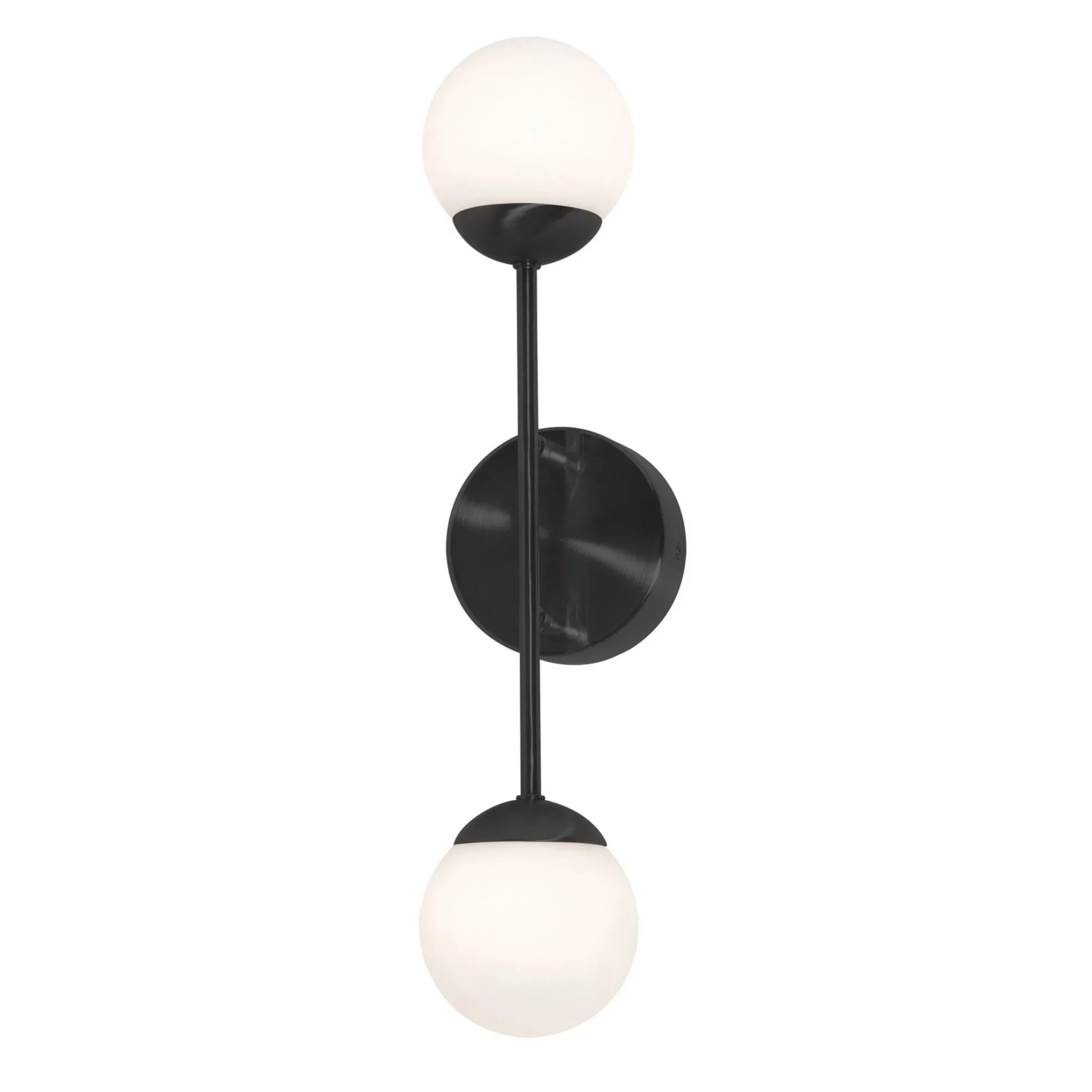 Pearl 17" LED Wall Sconce, Black Finish - Bees Lighting
