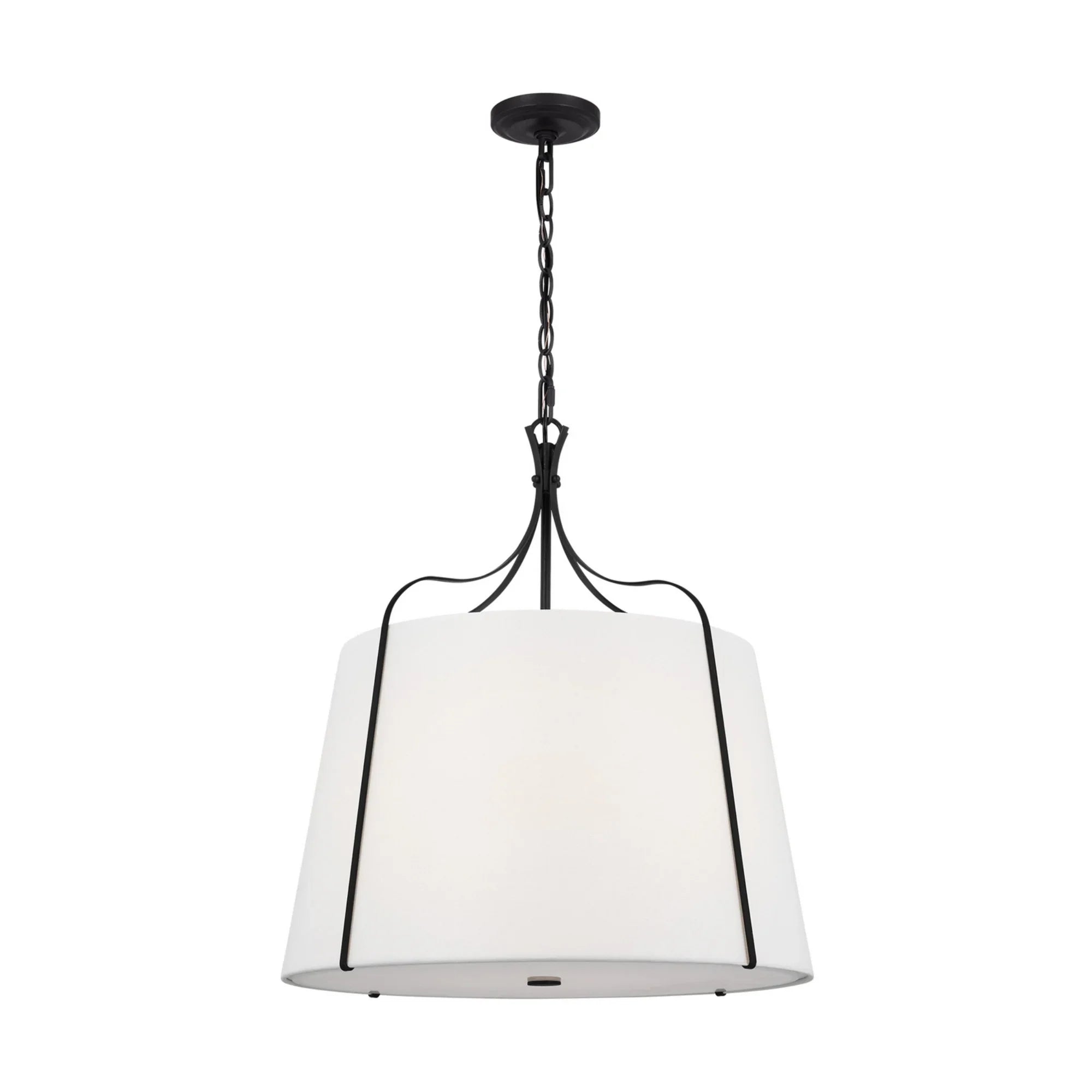 Leander 24" Large Hanging Shade, Smith Steel Finish - Bees Lighting