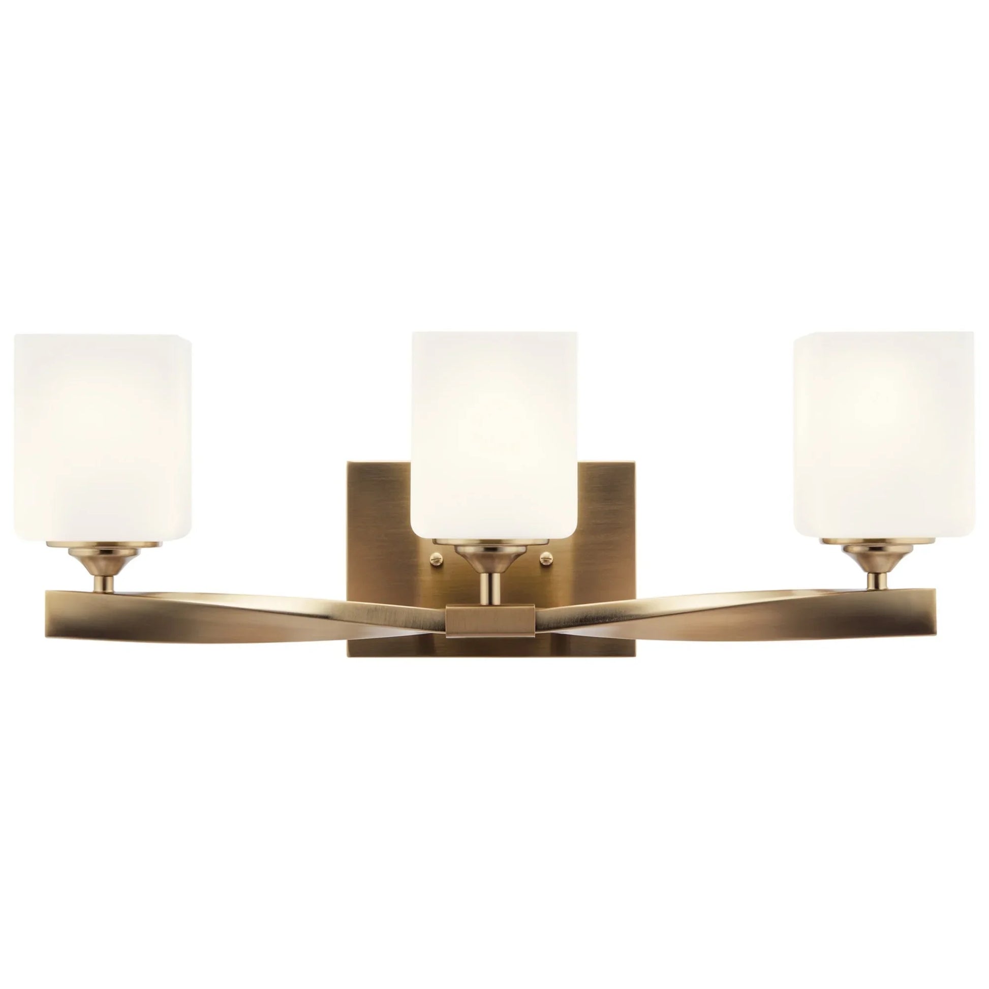 Marette 23" 3-Light Bath Vanity Light, Champagne Bronze Finish - Bees Lighting