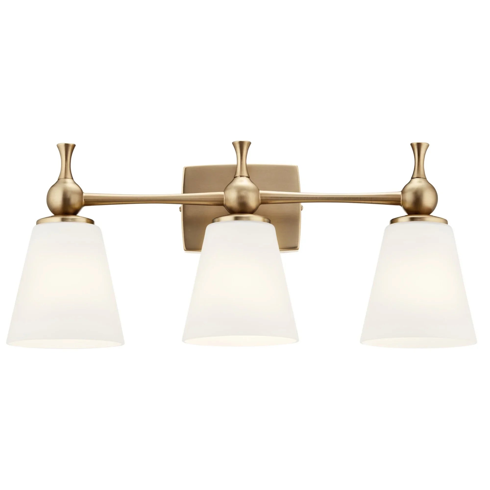 Cosabella 24" 3-Light Bath Vanity Light, Champagne Bronze Finish - Bees Lighting