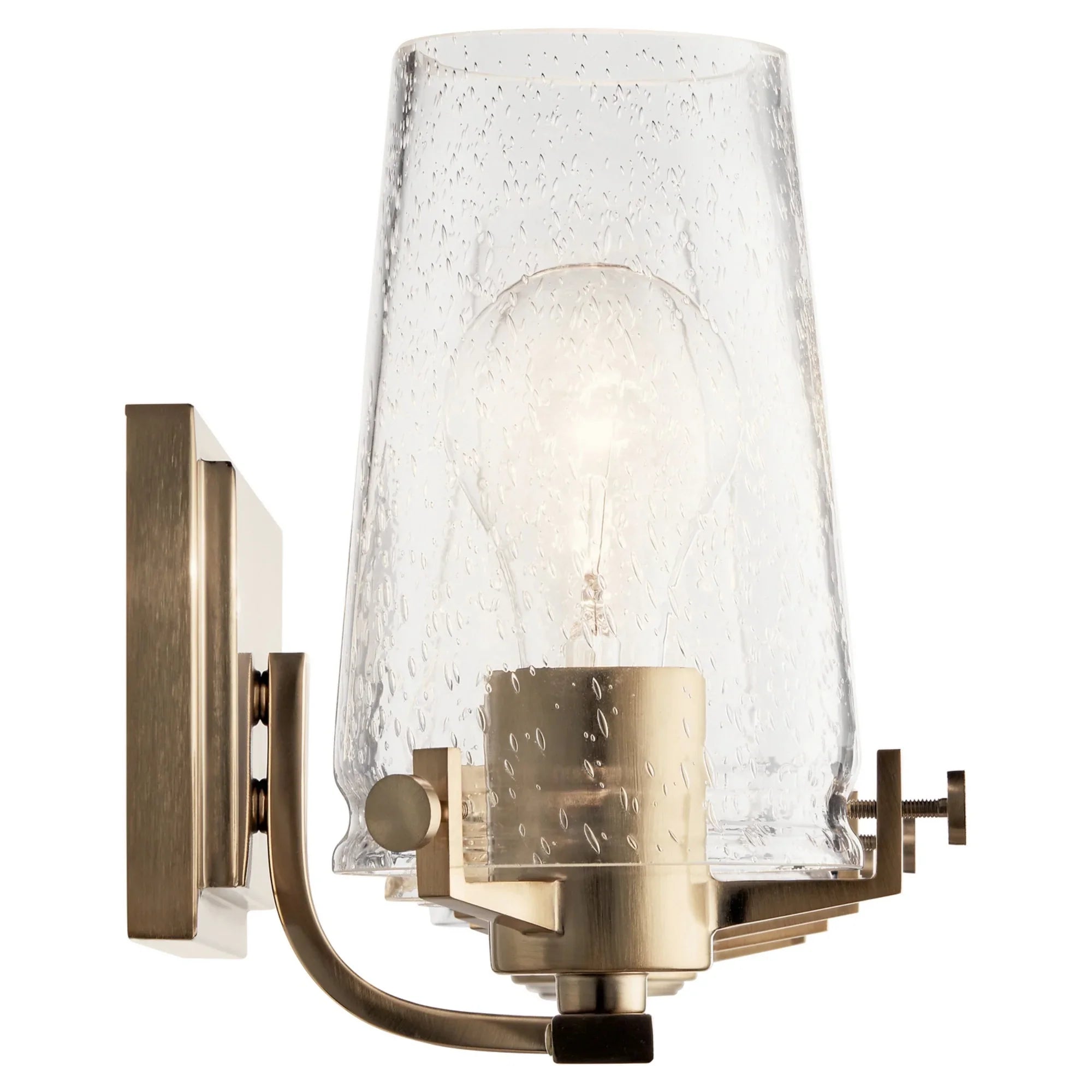 Alton 34" 4-Light Bath Vanity Light, Champagne Bronze Finish - Bees Lighting
