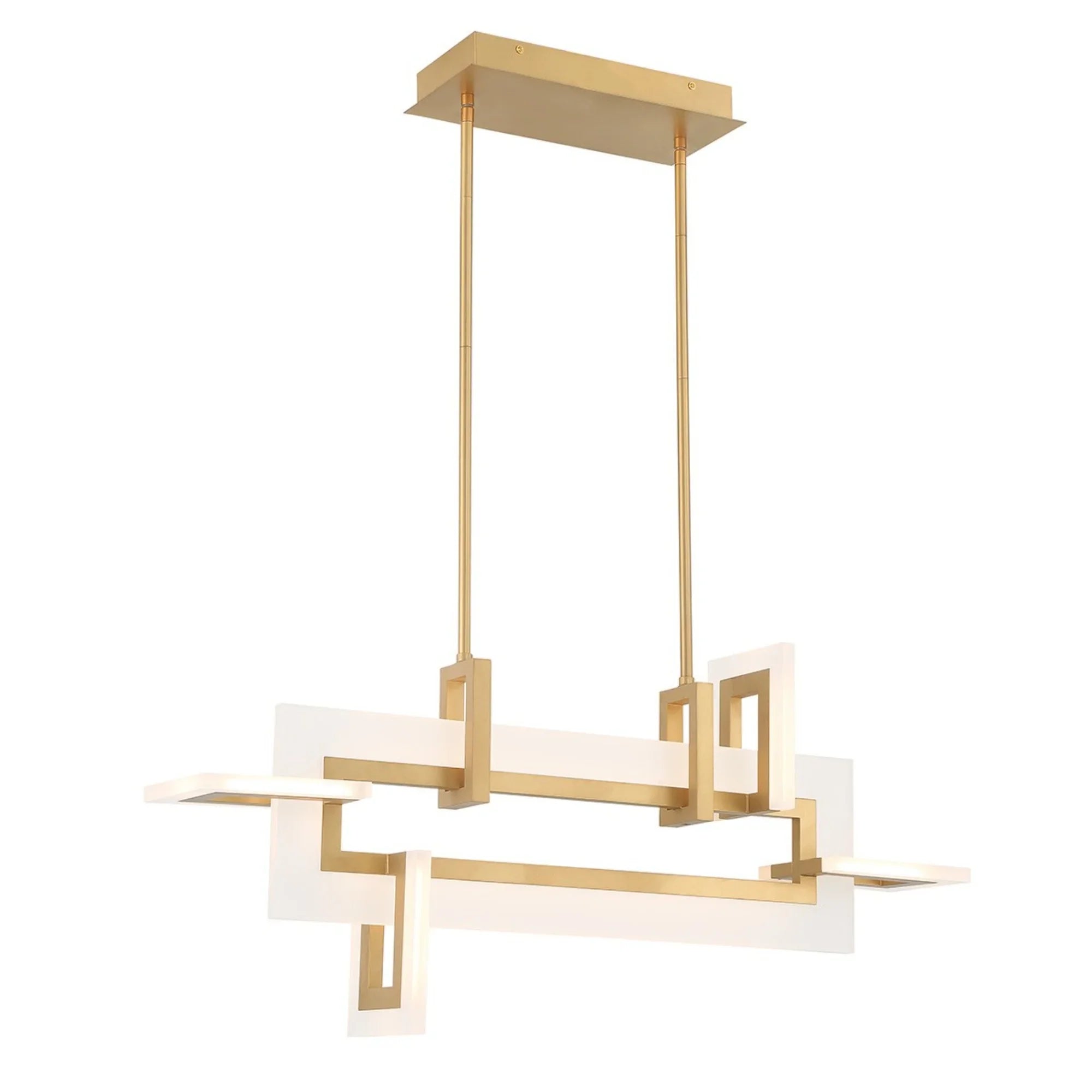 Inizio 33" LED Chandelier, Gold Finish - Bees Lighting