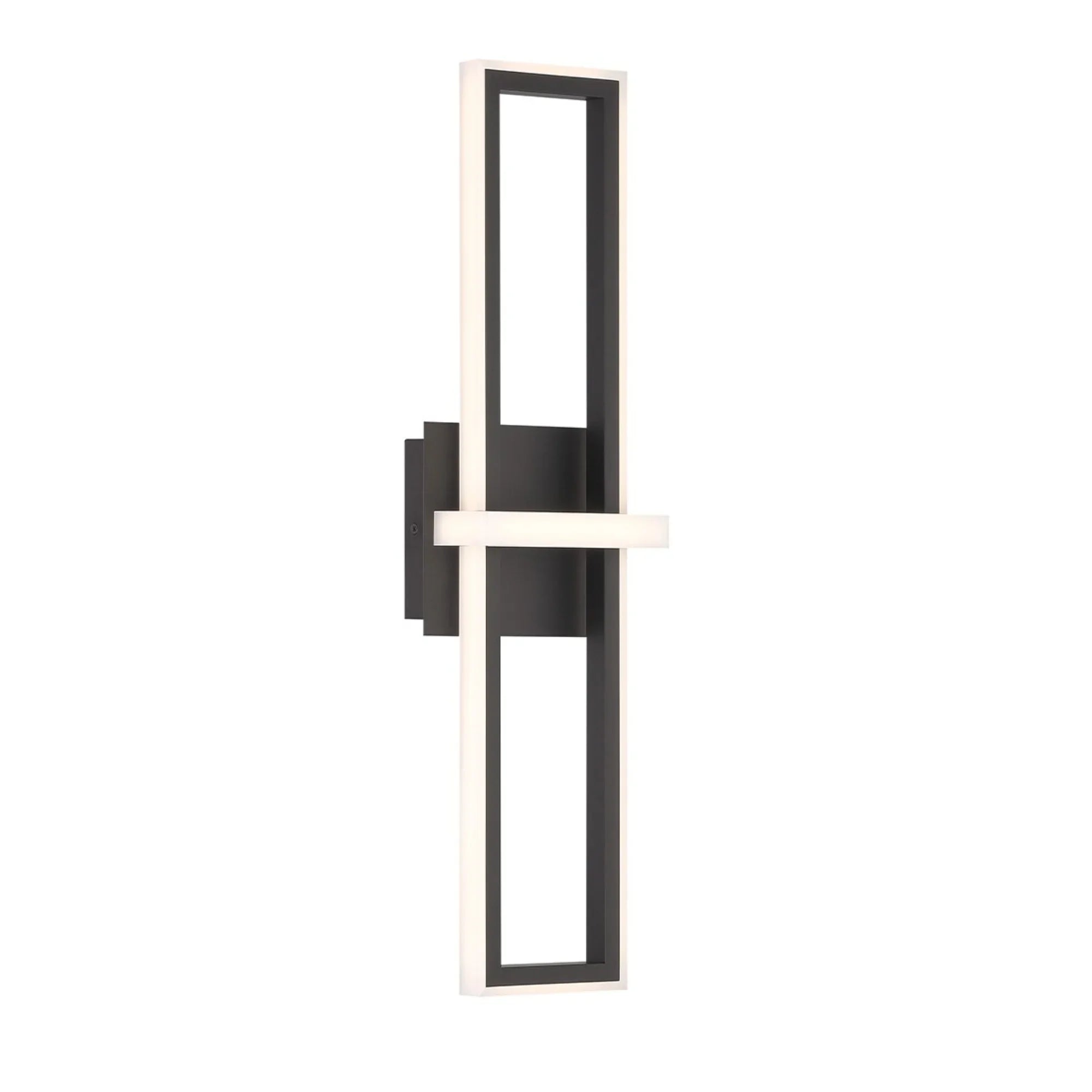 Bordo 24" LED Outdoor Wall Sconce, Black Finish - Bees Lighting