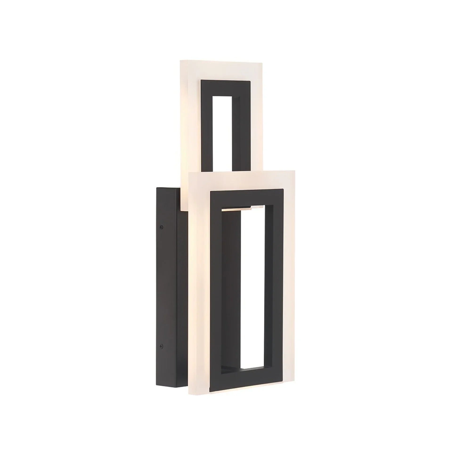 Inizio 16" LED Wall Sconce, Black Finish - Bees Lighting