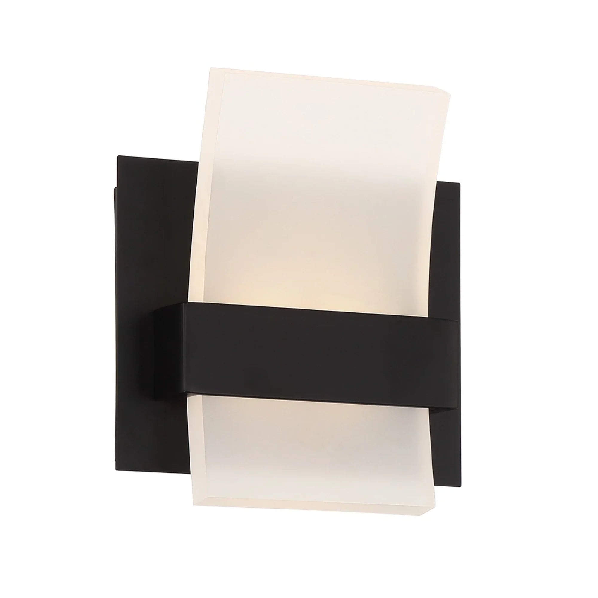 Cambridge 7" LED Wall Sconce, Black Finish - Bees Lighting