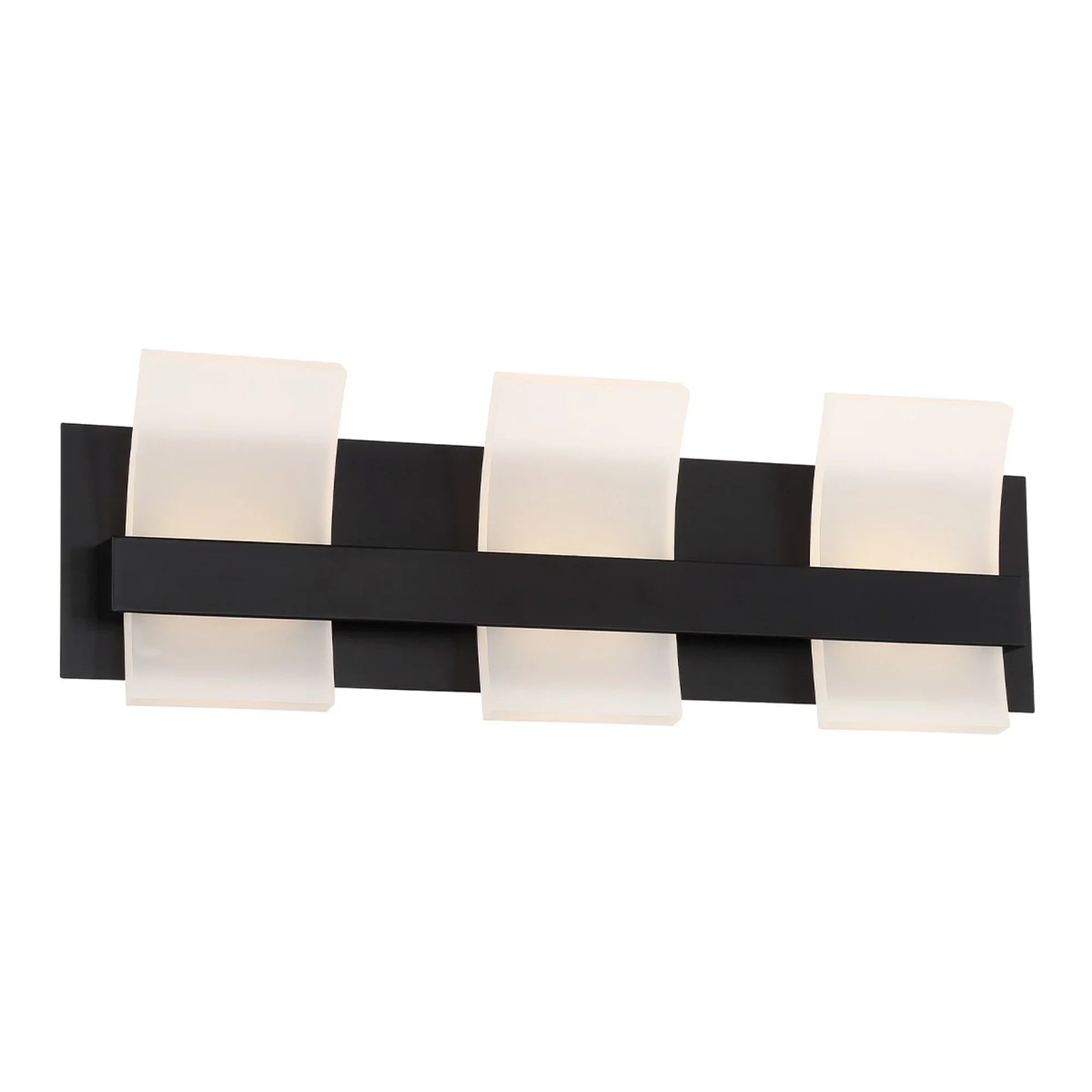 Cambridge 3-Light 21" LED Vanity, Black Finish - Bees Lighting