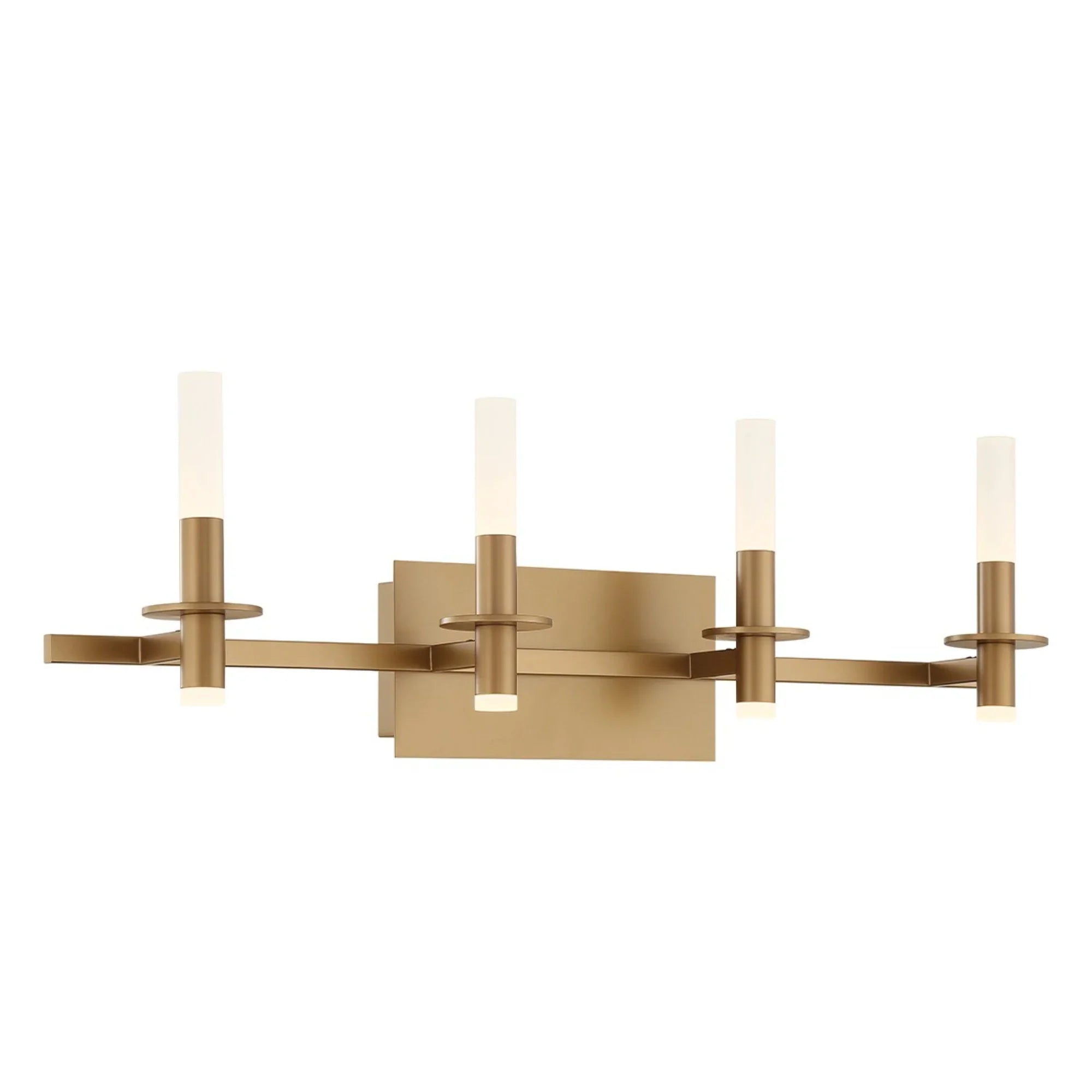 Torna 4-Light 36" LED Vanity, Gold Finish - Bees Lighting