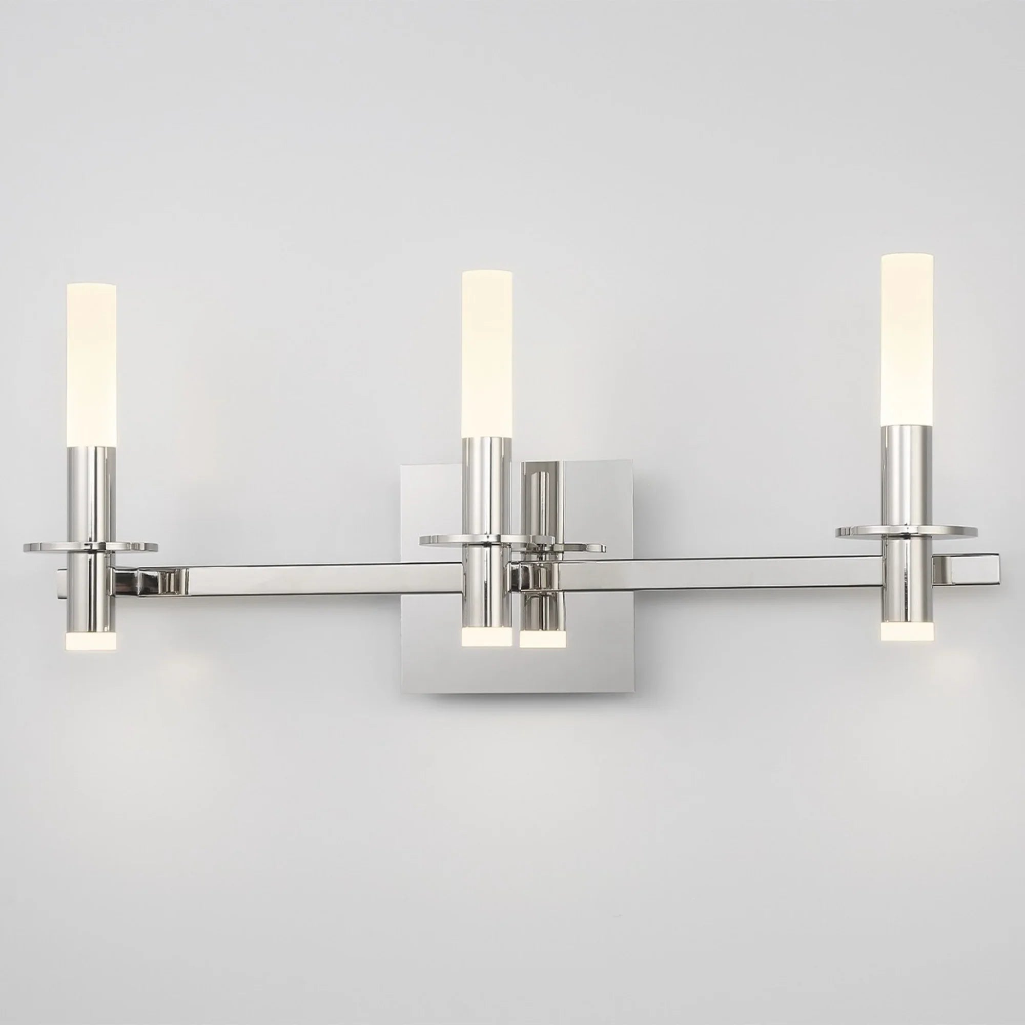 Torna 3-Light 24" LED Vanity, Polished Nickel Finish - Bees Lighting