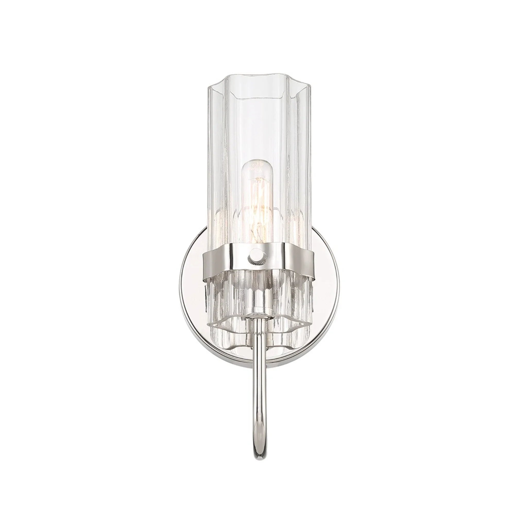 Brook 11" Wall Sconce, Chrome Finish - Bees Lighting