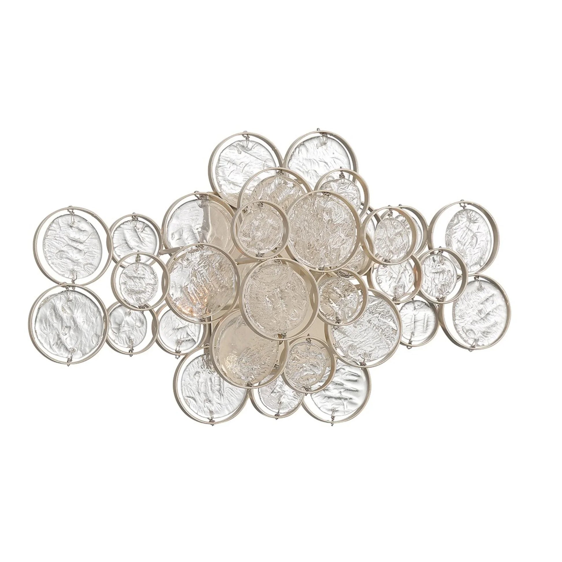 Trento 18" Wall Sconce, Silver Finish - Bees Lighting