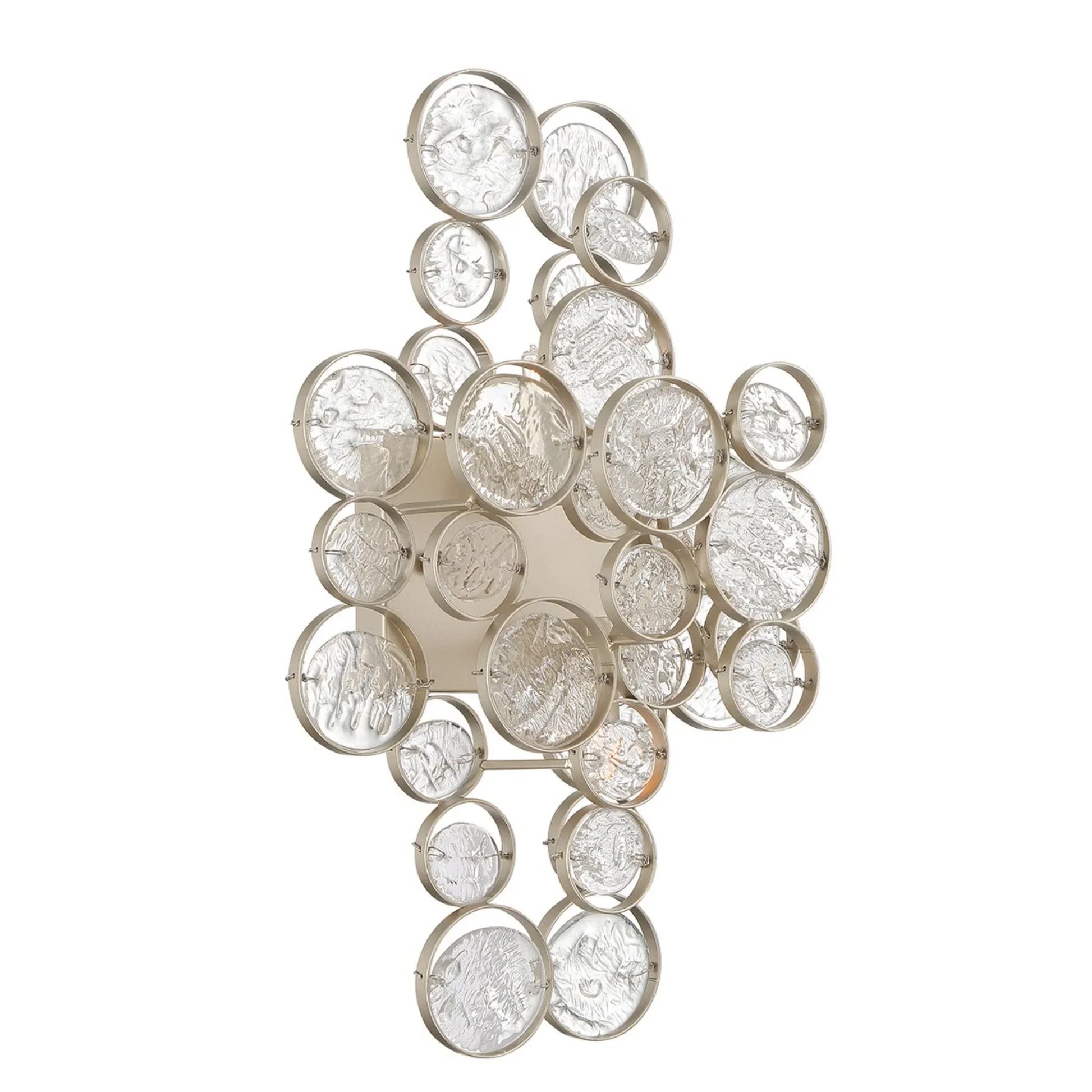 Trento 18" Wall Sconce, Silver Finish - Bees Lighting