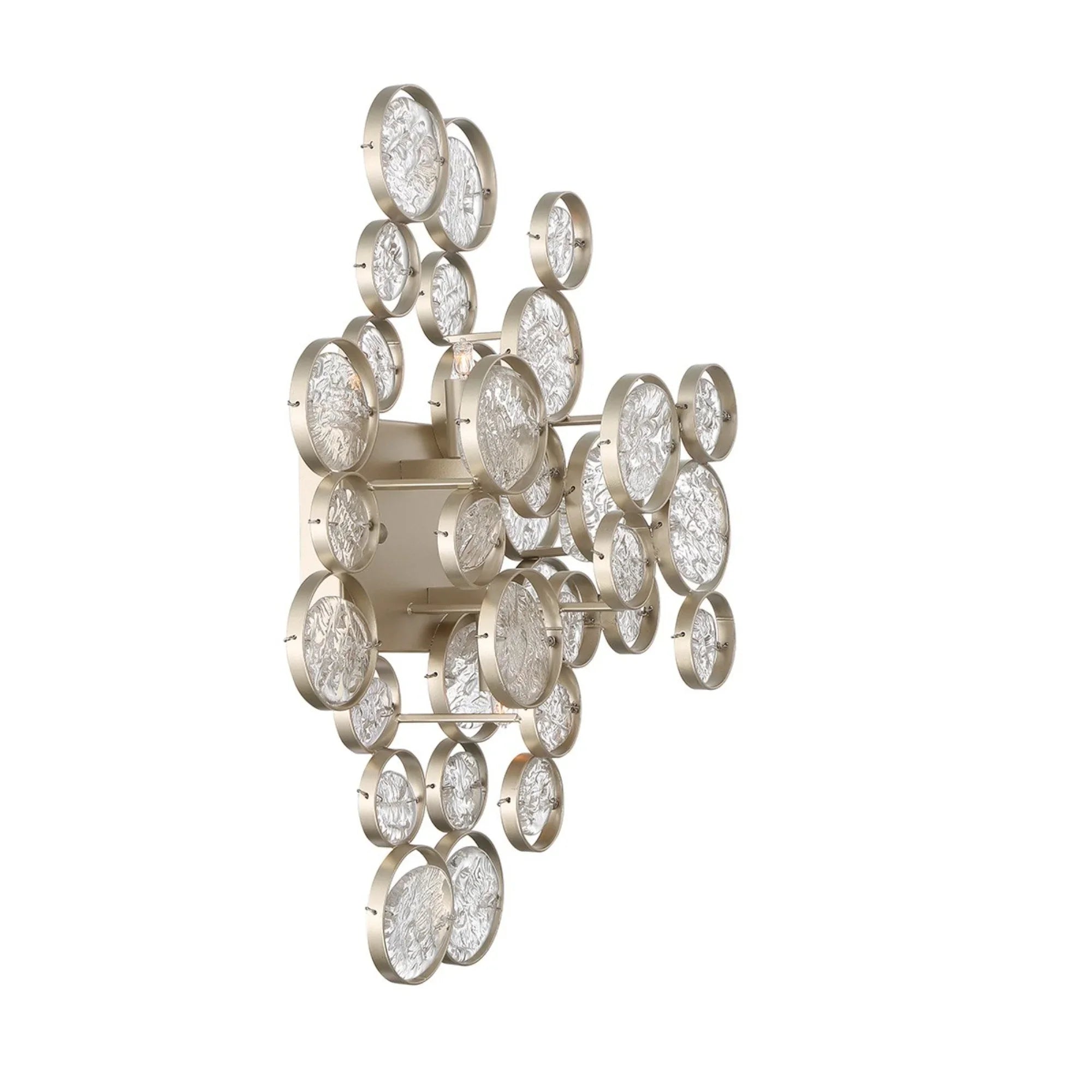 Trento 18" Wall Sconce, Silver Finish - Bees Lighting