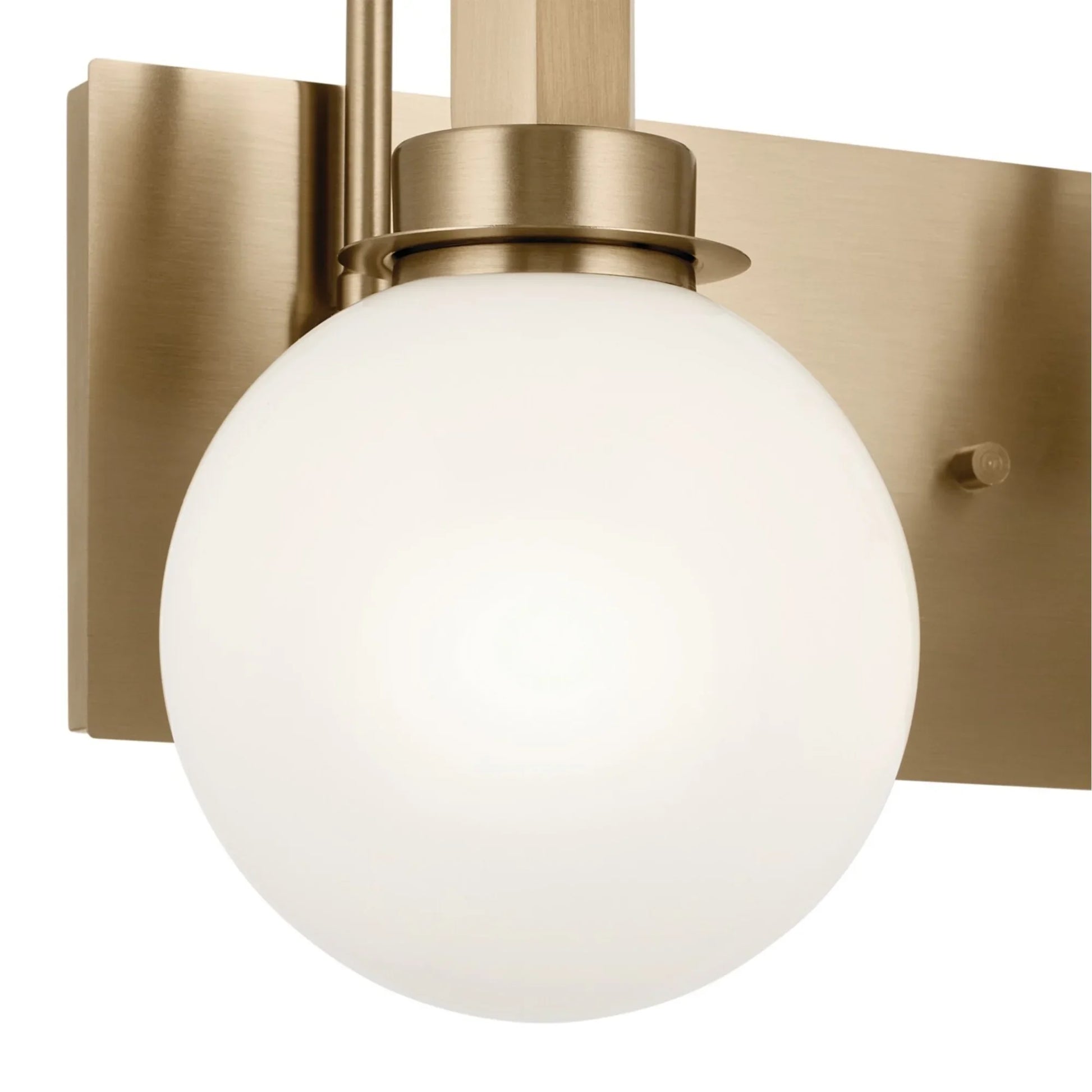 Hex 14" 2-Light Bath Vanity Light, Champagne Bronze Finish - Bees Lighting