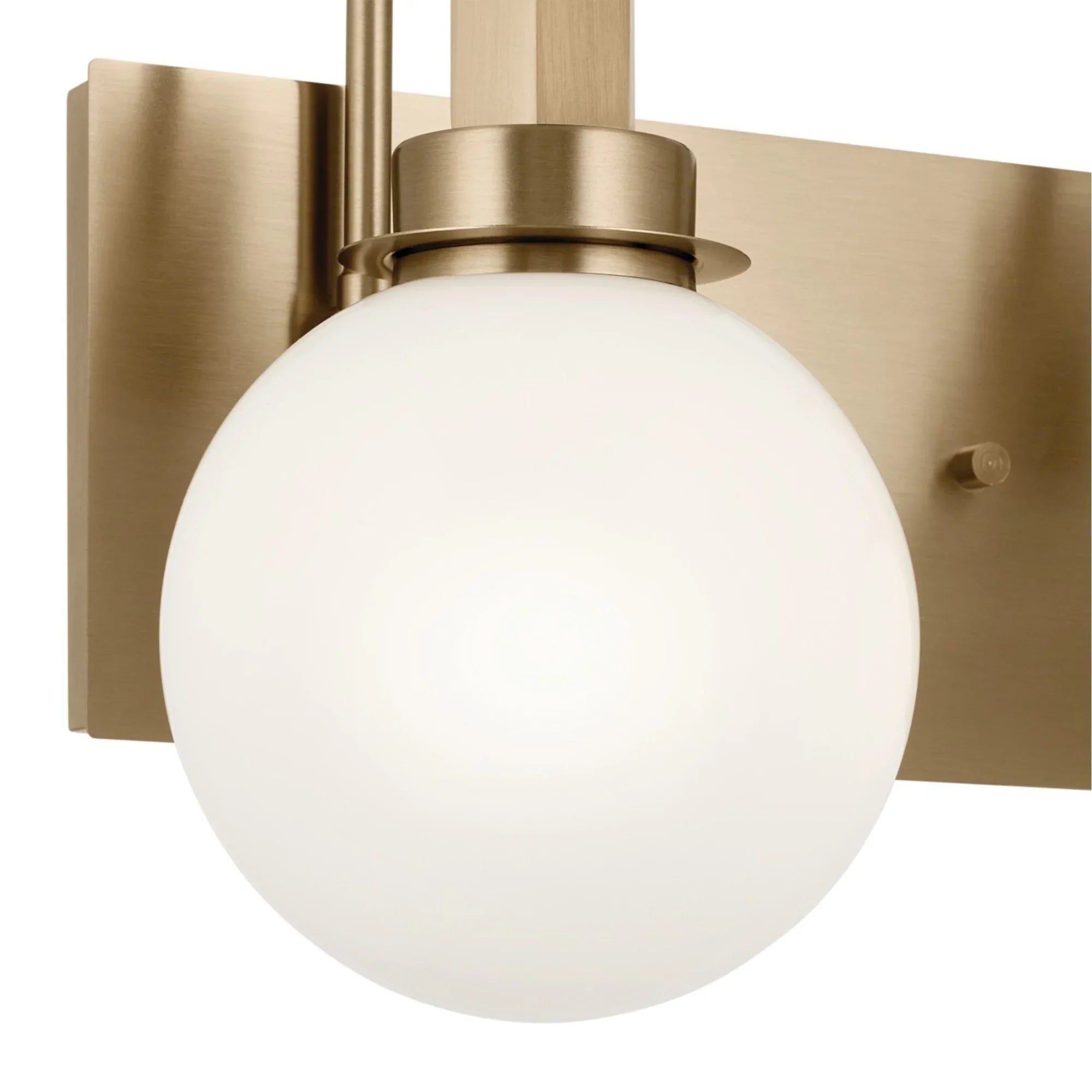 Hex 14" 2-Light Bath Vanity Light, Champagne Bronze Finish - Bees Lighting