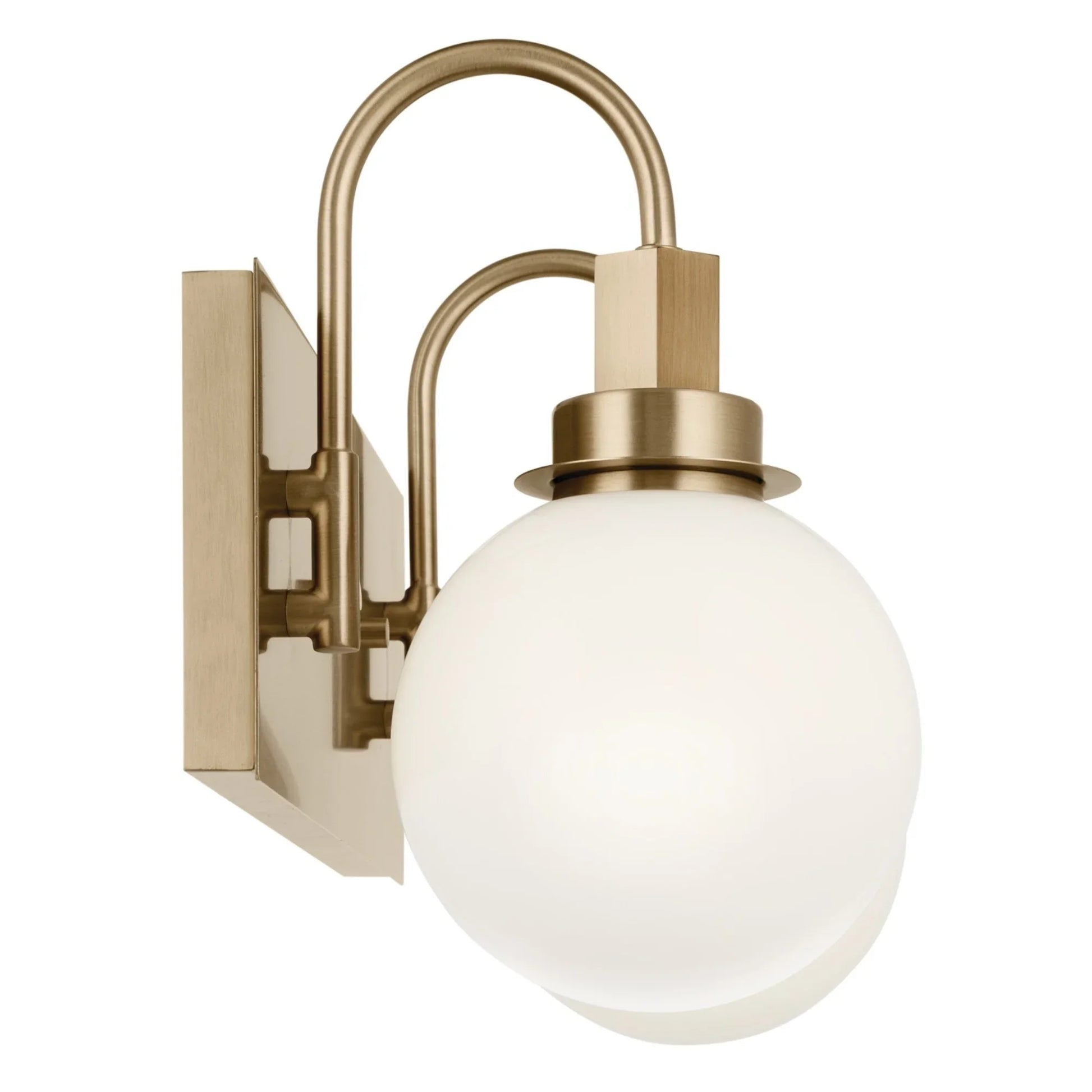 Hex 14" 2-Light Bath Vanity Light, Champagne Bronze Finish - Bees Lighting