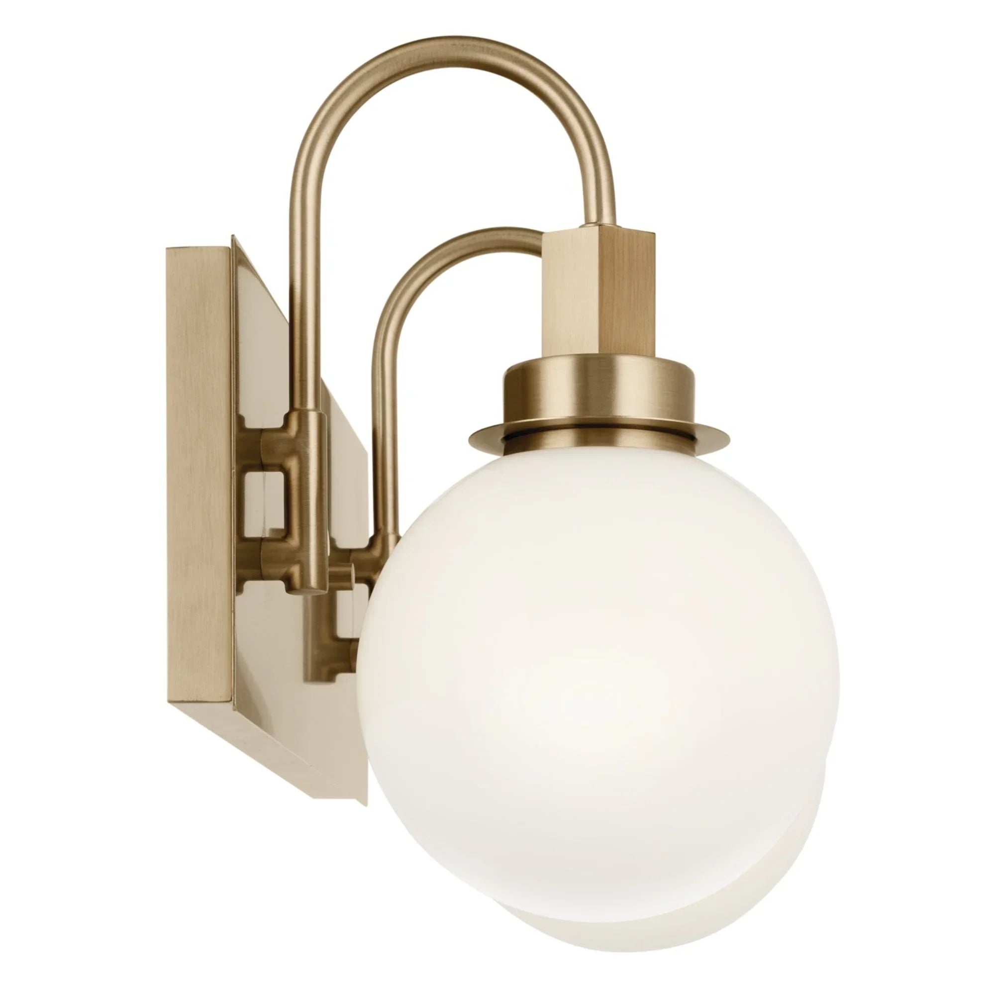 Hex 14" 2-Light Bath Vanity Light, Champagne Bronze Finish - Bees Lighting