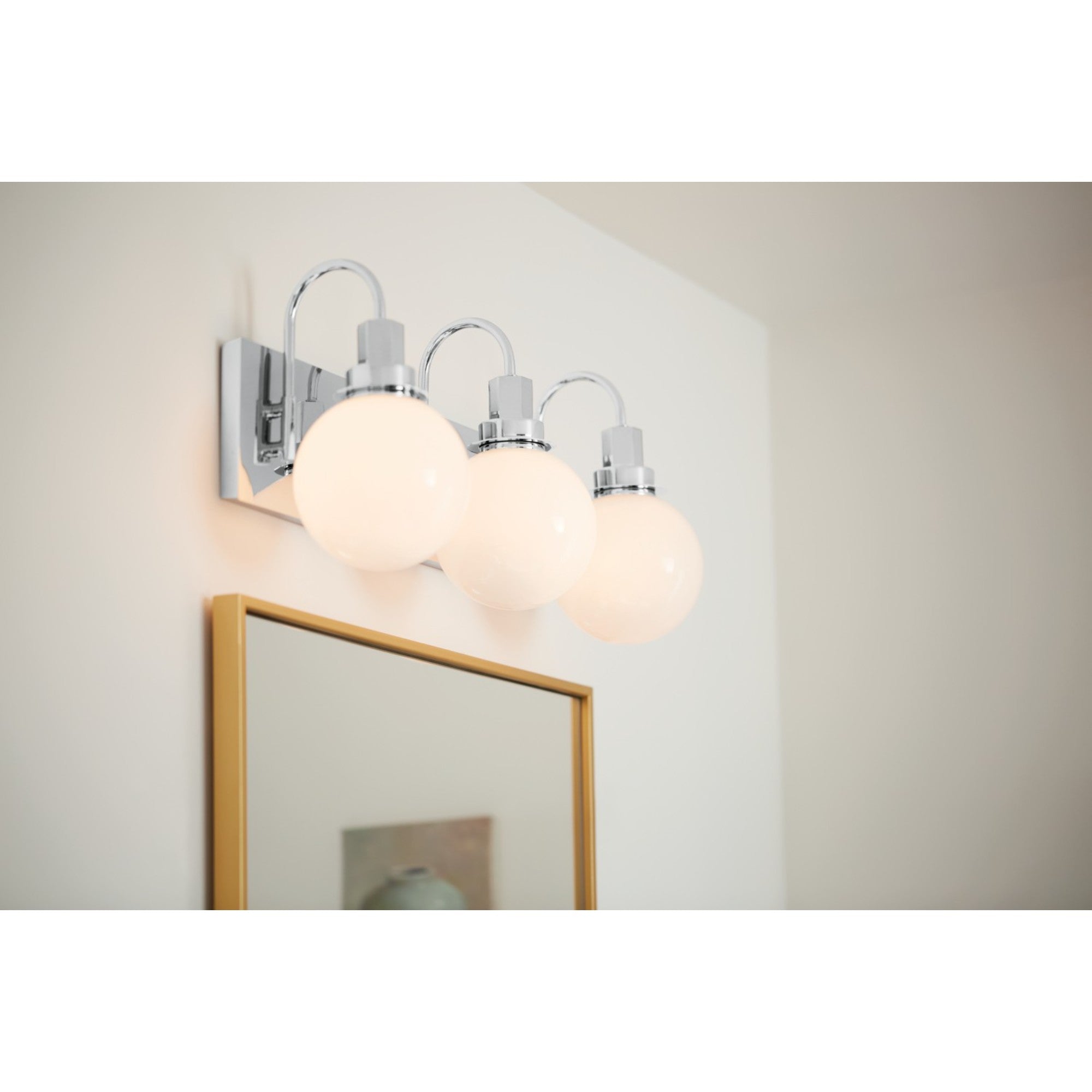 Hex 23 in. 3 Lights Vanity Light Chrome Finish