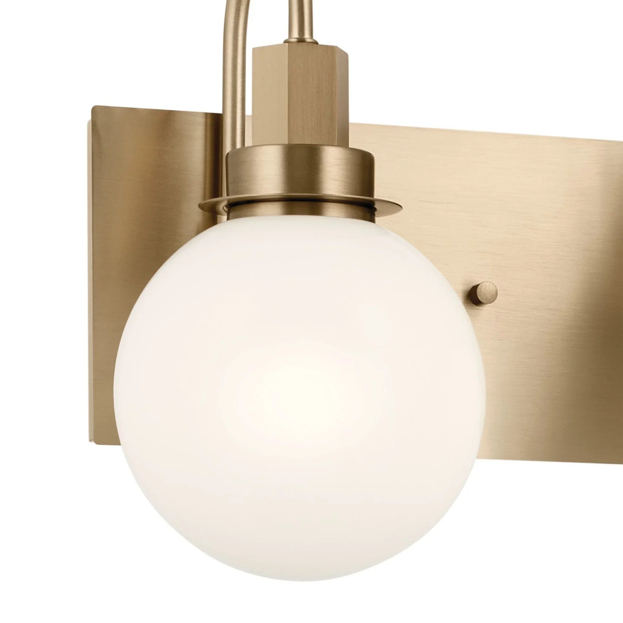 Hex 23" 3-Light Bath Vanity Light, Champagne Bronze Finish - Bees Lighting