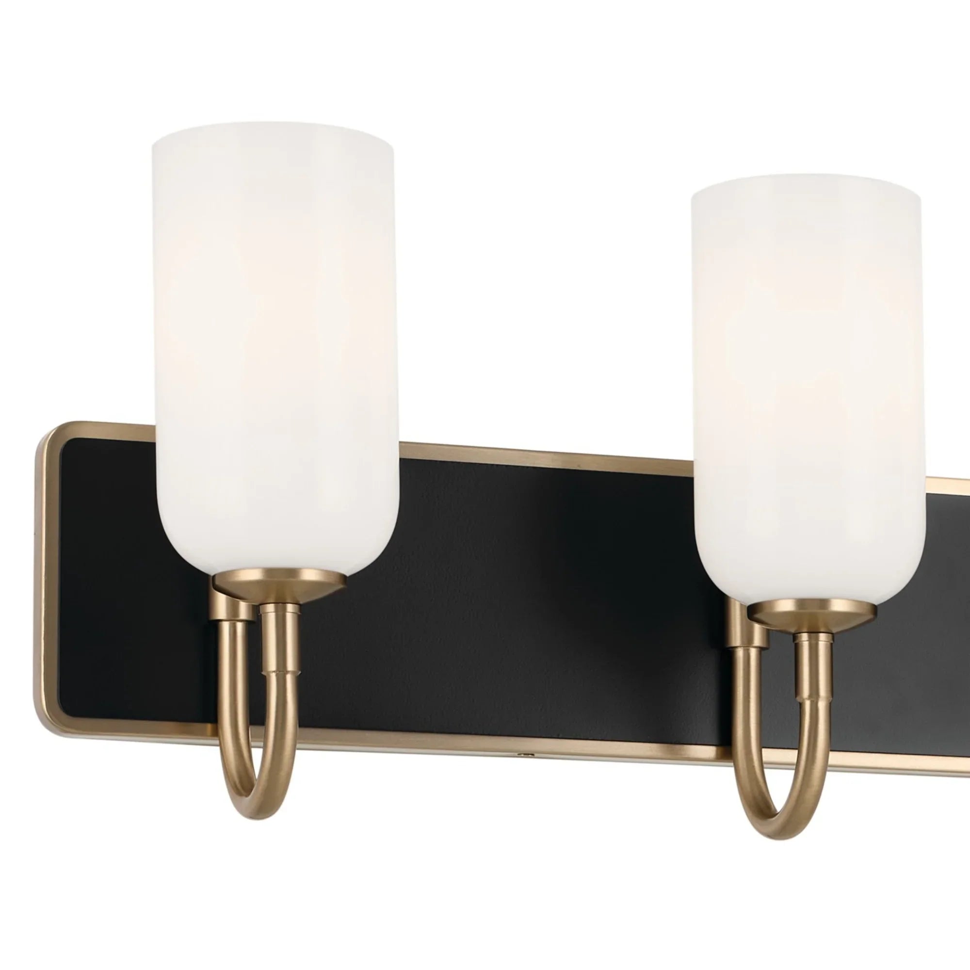 Solia 32" 4-Light Bath Vanity Light, Champagne Bronze Finish - Bees Lighting