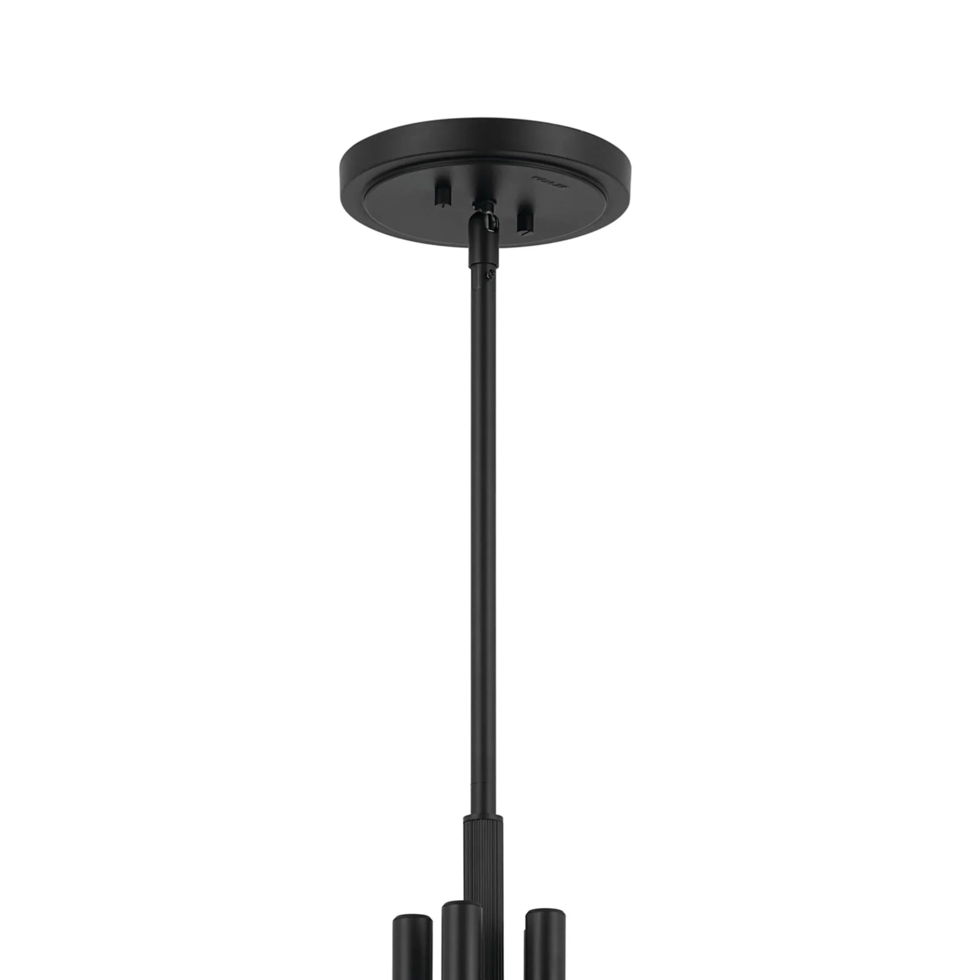 Odensa 40" 10-Light Chandelier, Black Finish - Bees Lighting