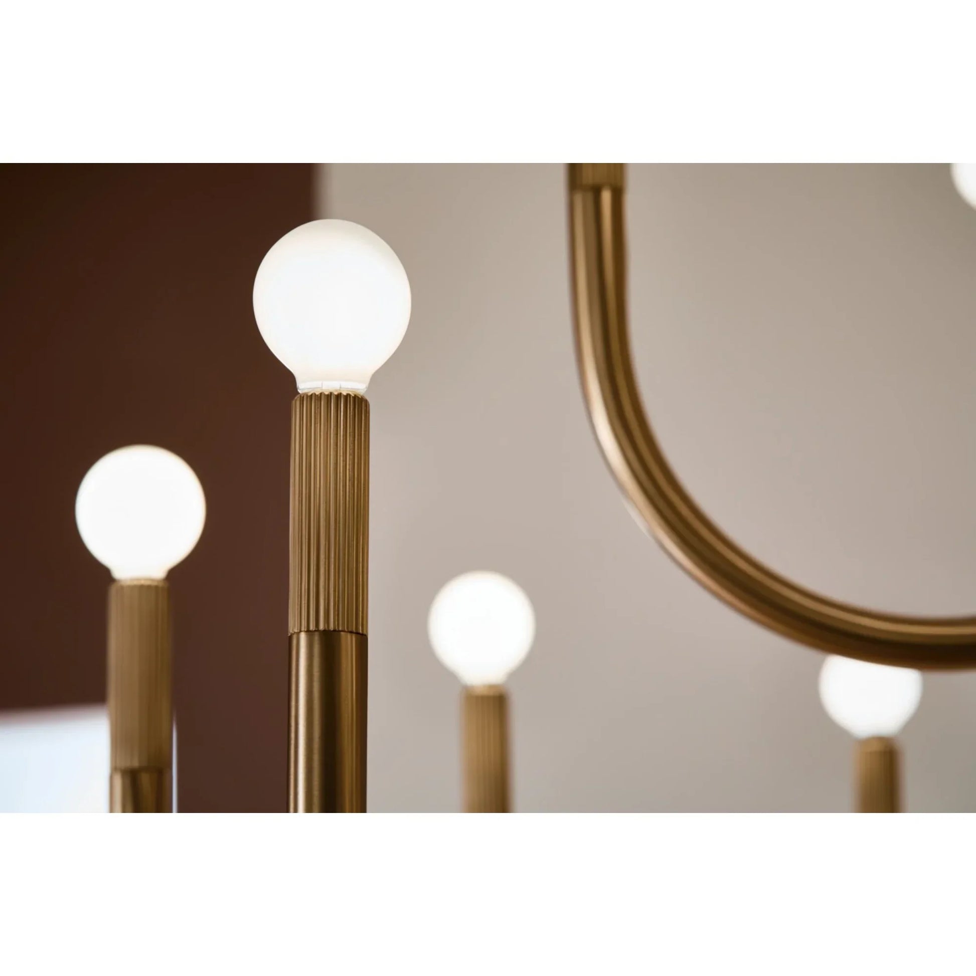 Odensa 40" 15 Light Chandelier, Champagne Bronze Finish - Bees Lighting