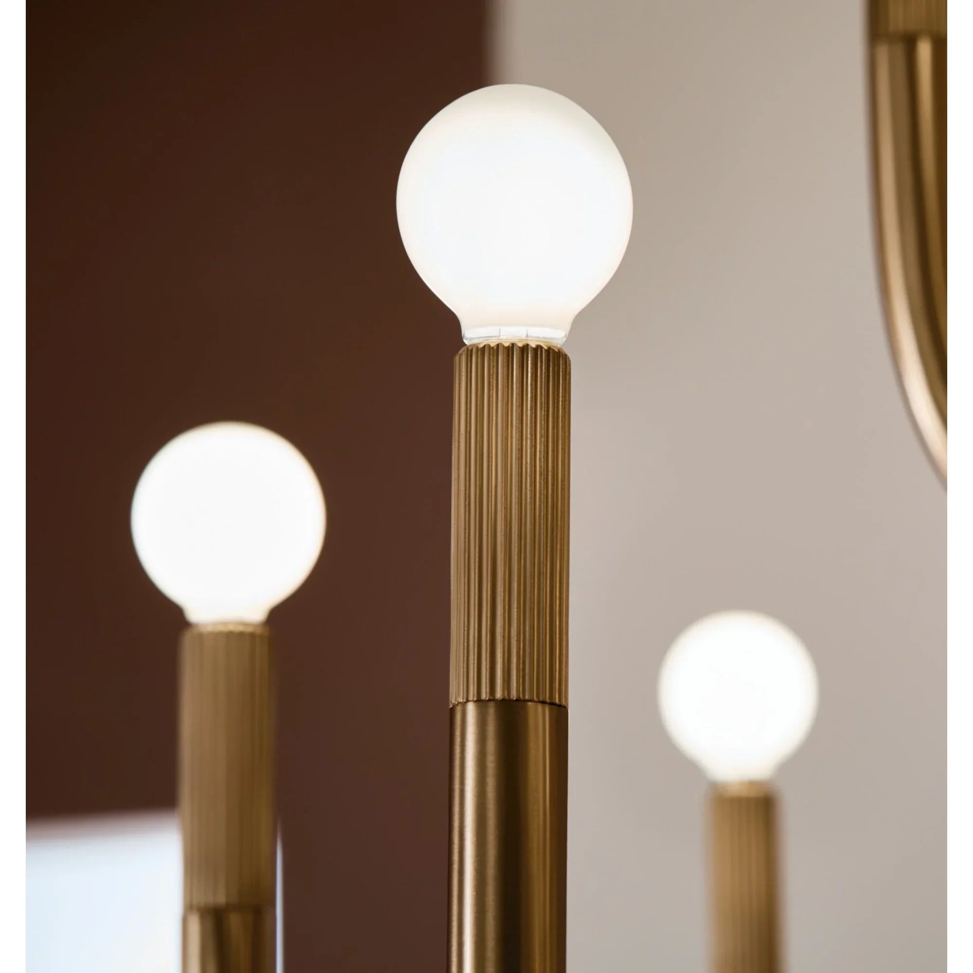 Odensa 40" 15 Light Chandelier, Champagne Bronze Finish - Bees Lighting
