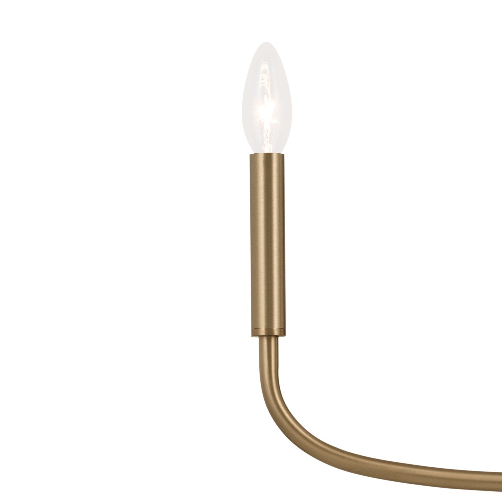 Deela 28" 6-Light Chandelier 1-Tier, Champagne Bronze Finish