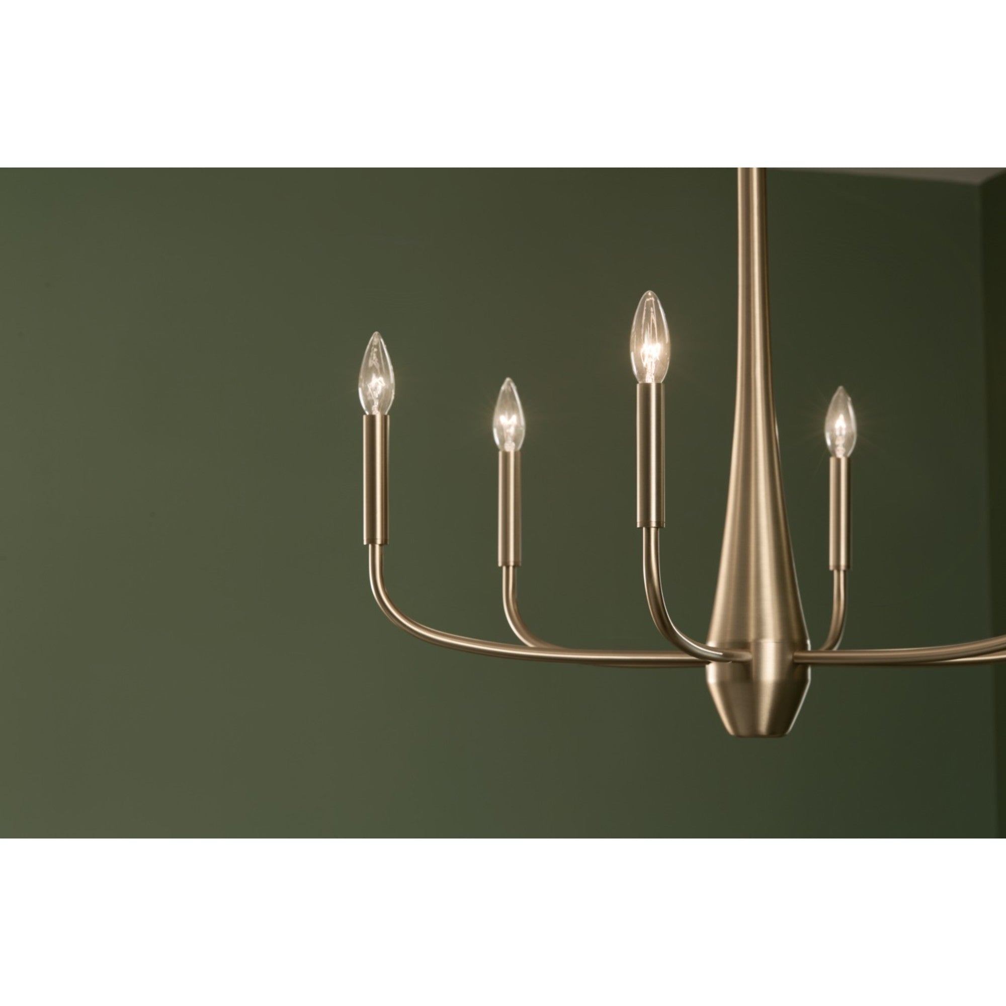 Deela 28" 6-Light Chandelier 1-Tier, Champagne Bronze Finish