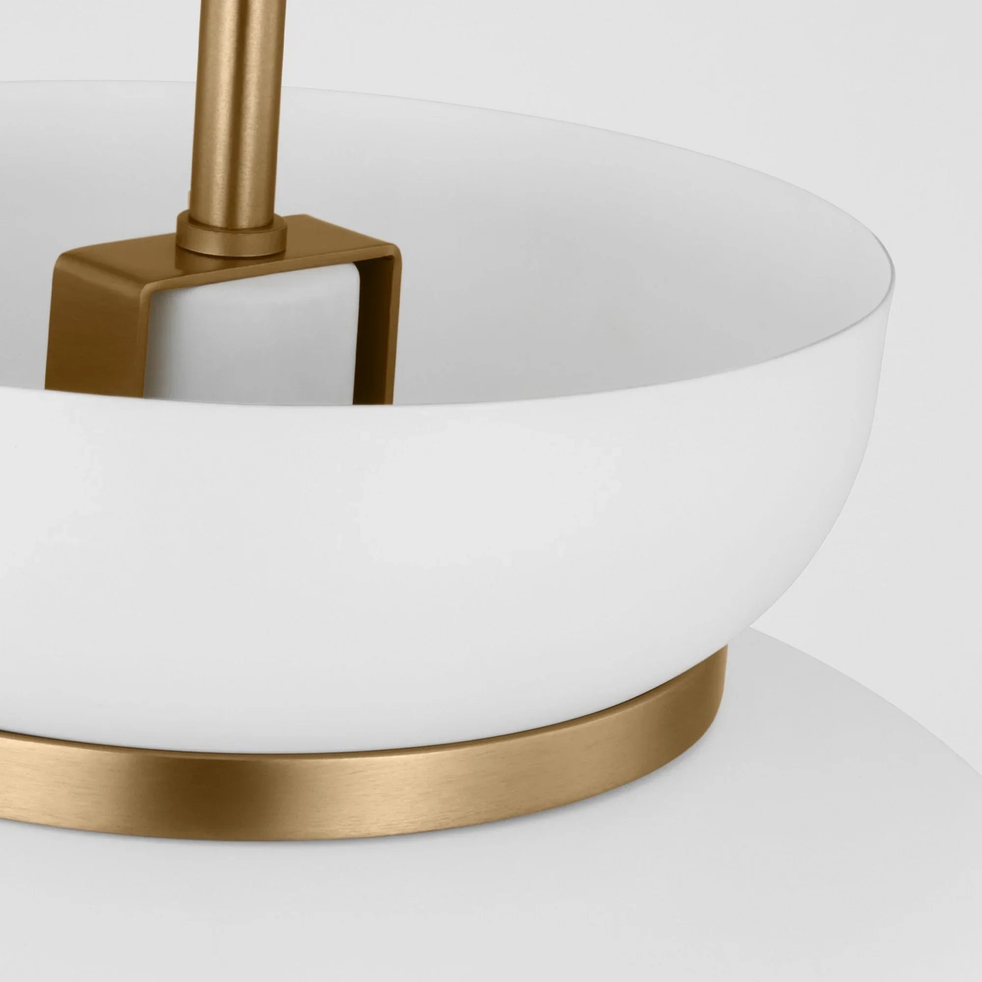 Pemberton 12" Pendant, Matte White Finish - Bees Lighting