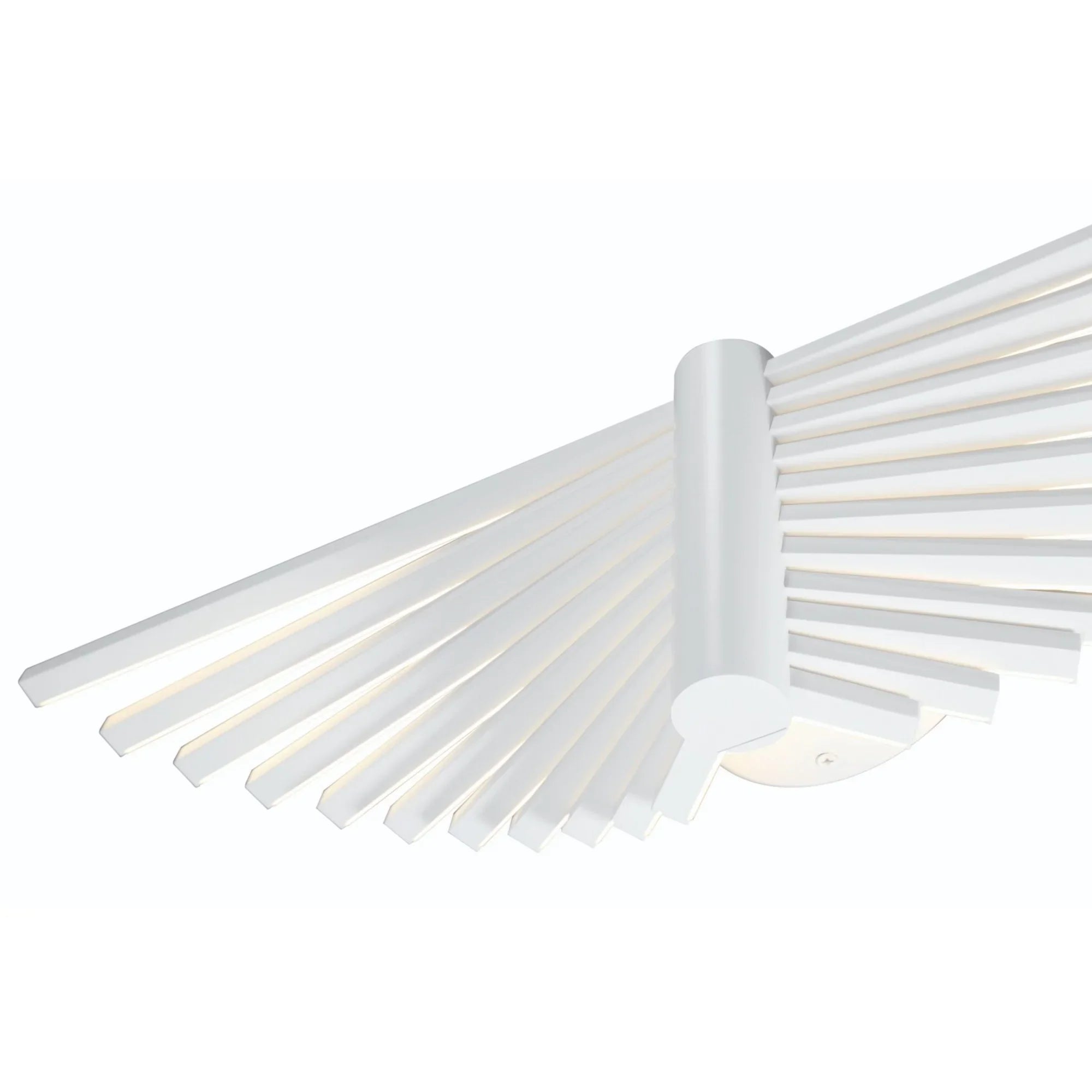 Seraph 25" LED Wall Sconce, White Finish - Bees Lighting