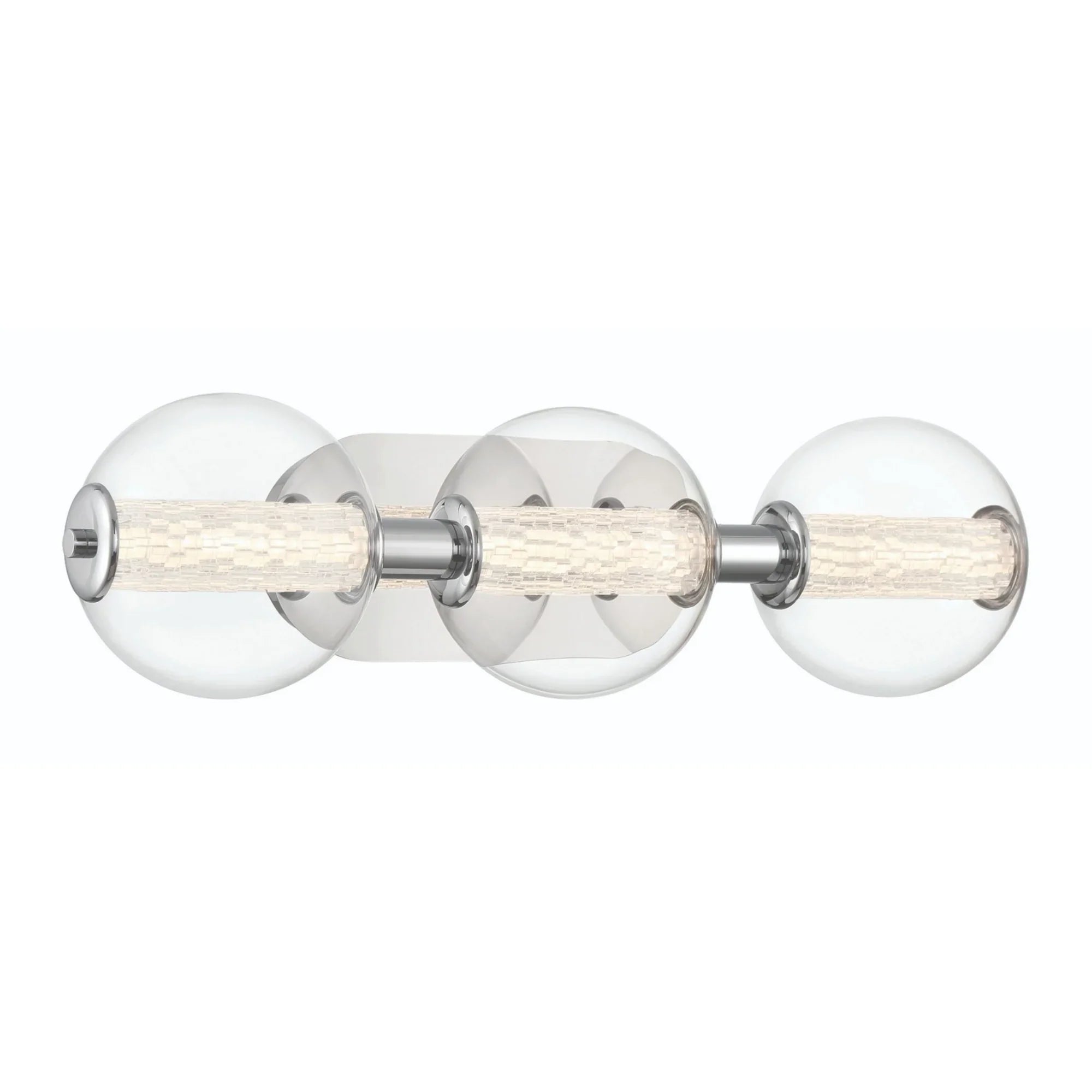 Atomo 3-Light 25" LED Vanity, Chrome Finish - Bees Lighting