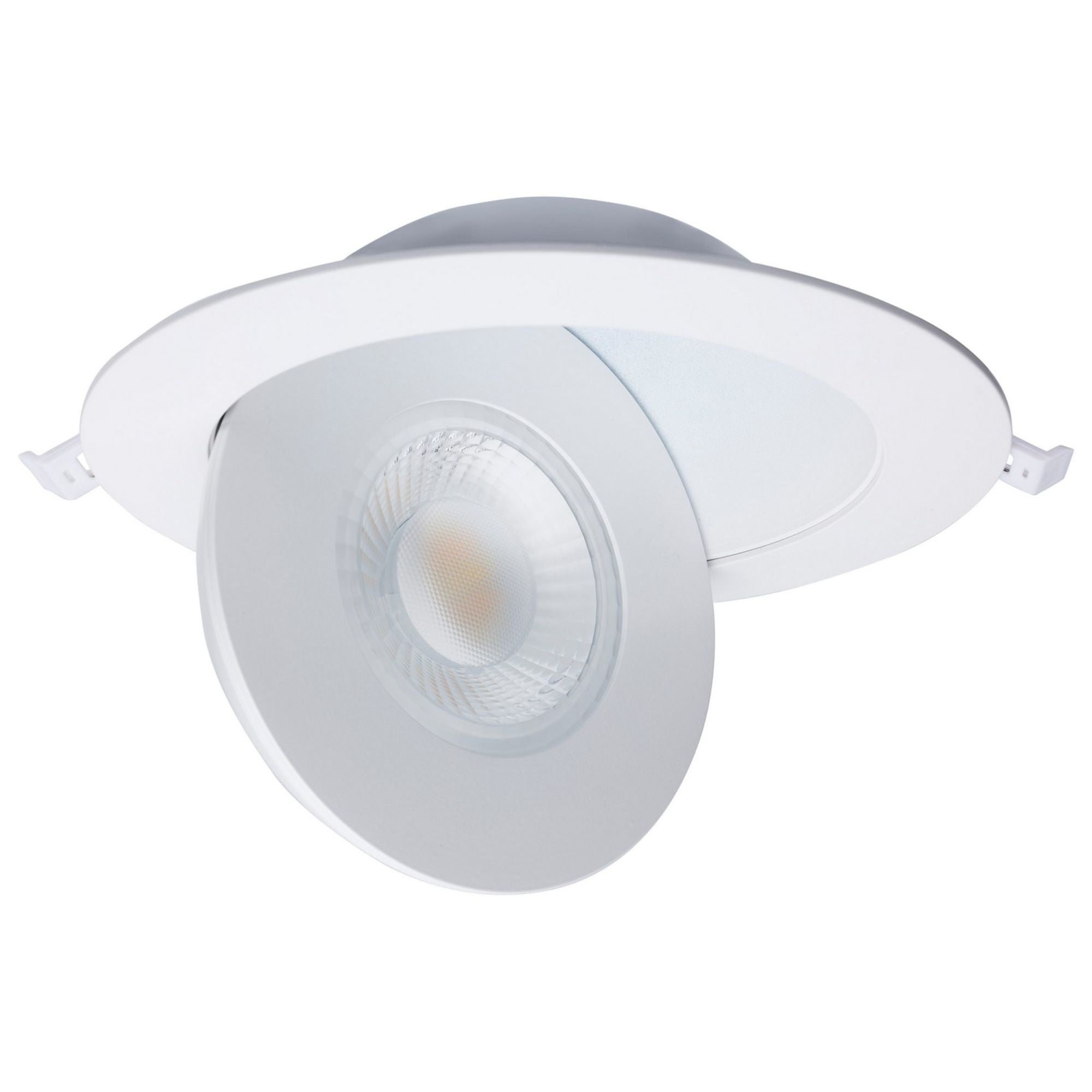 Starfish 6" Smart Gimbal LED Recessed Light, 1200lm, RGB, 120-277V, White - Bees Lighting