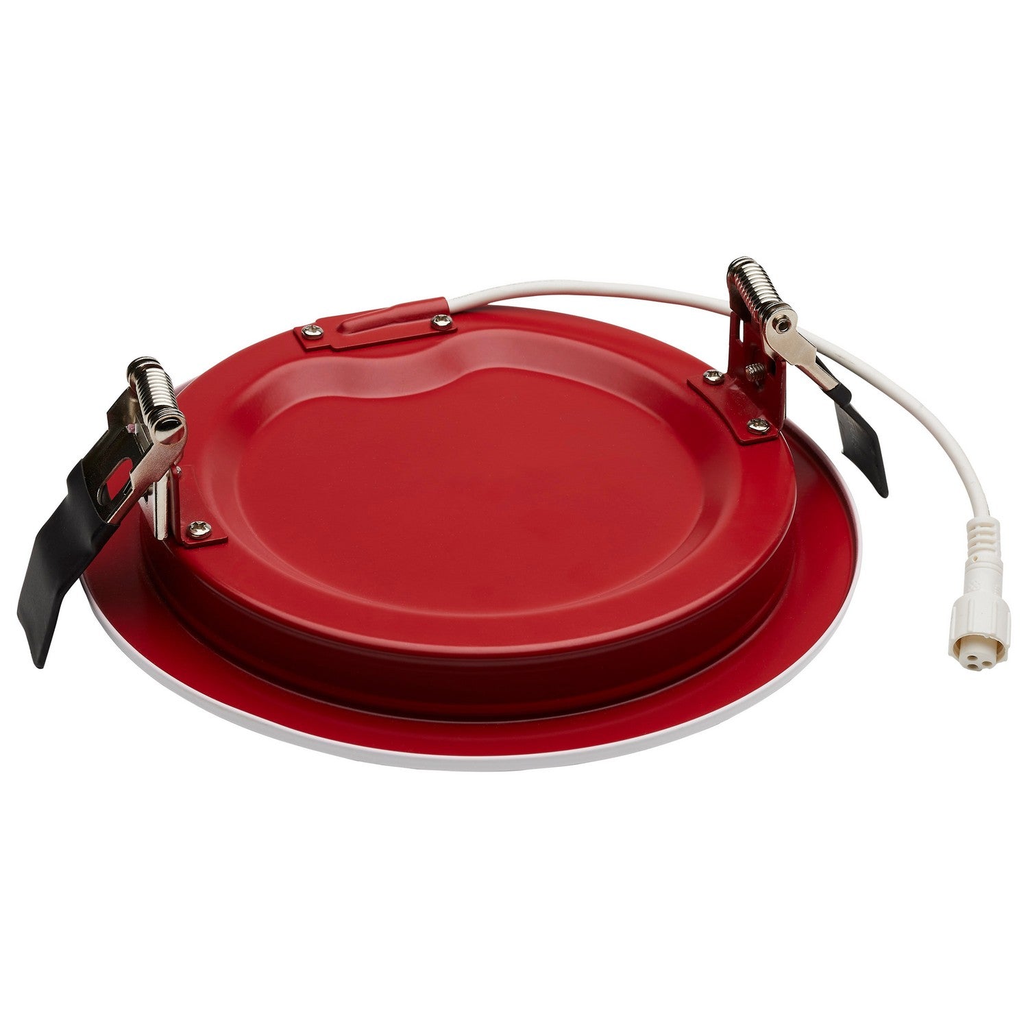 Fire Rated 6" Canless LED Recessed Light, 1050 Lm, 5-CCT, Baffle Trim