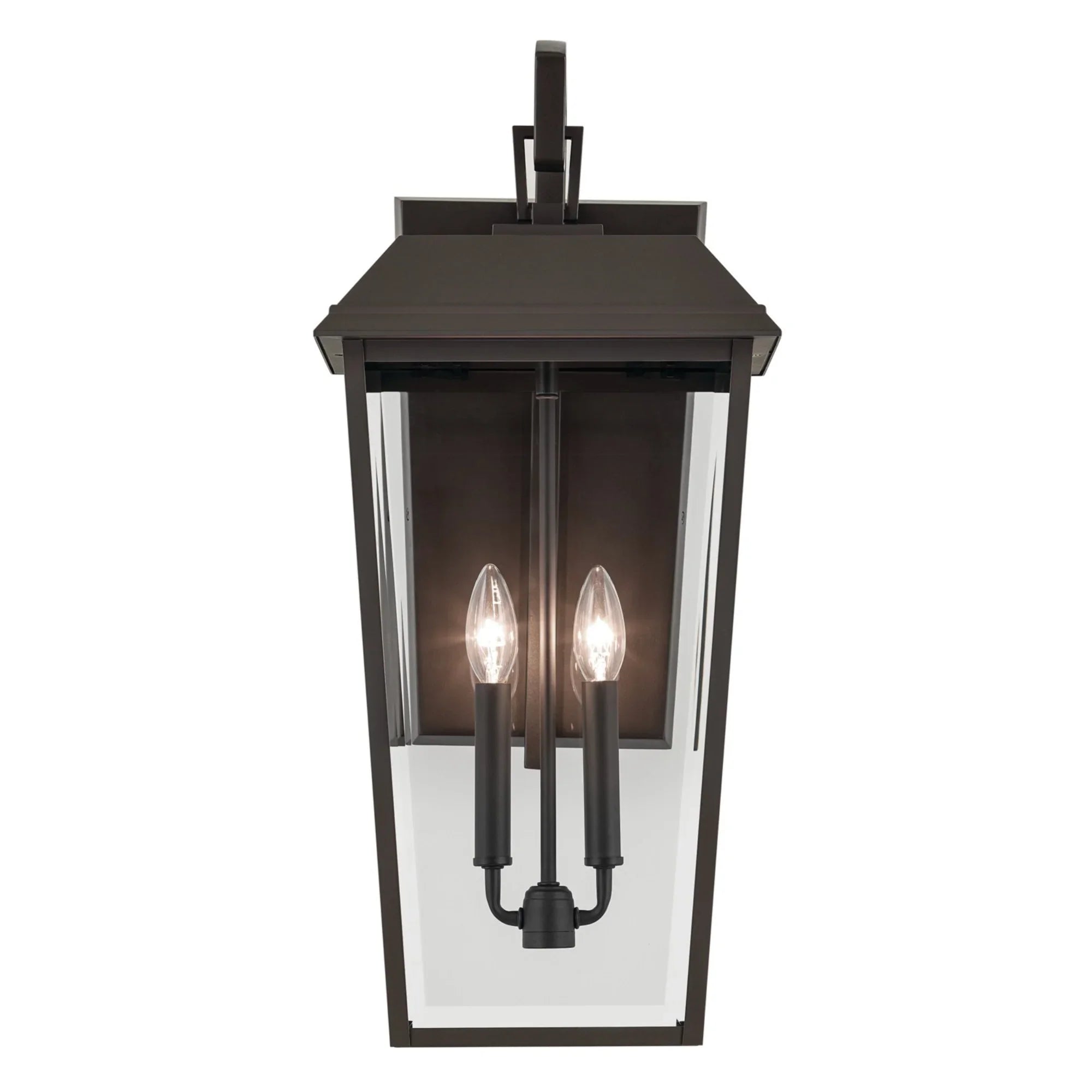 Mathus 24" 2-Light Outdoor Wall Light, Olde Bronze Finish - Bees Lighting