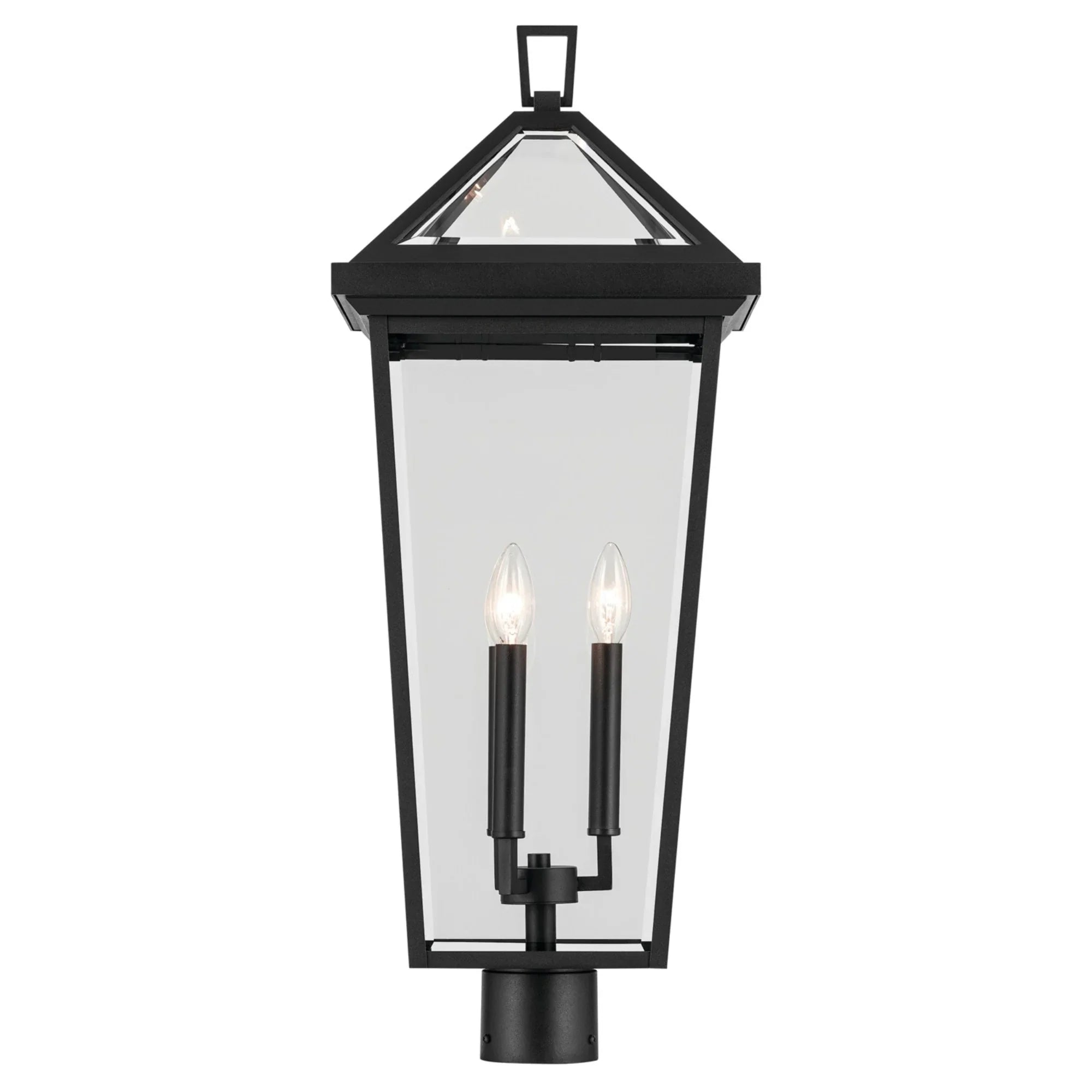 Regence 29" 3-Light Outdoor Post Light, Textured Black Finish - Bees Lighting