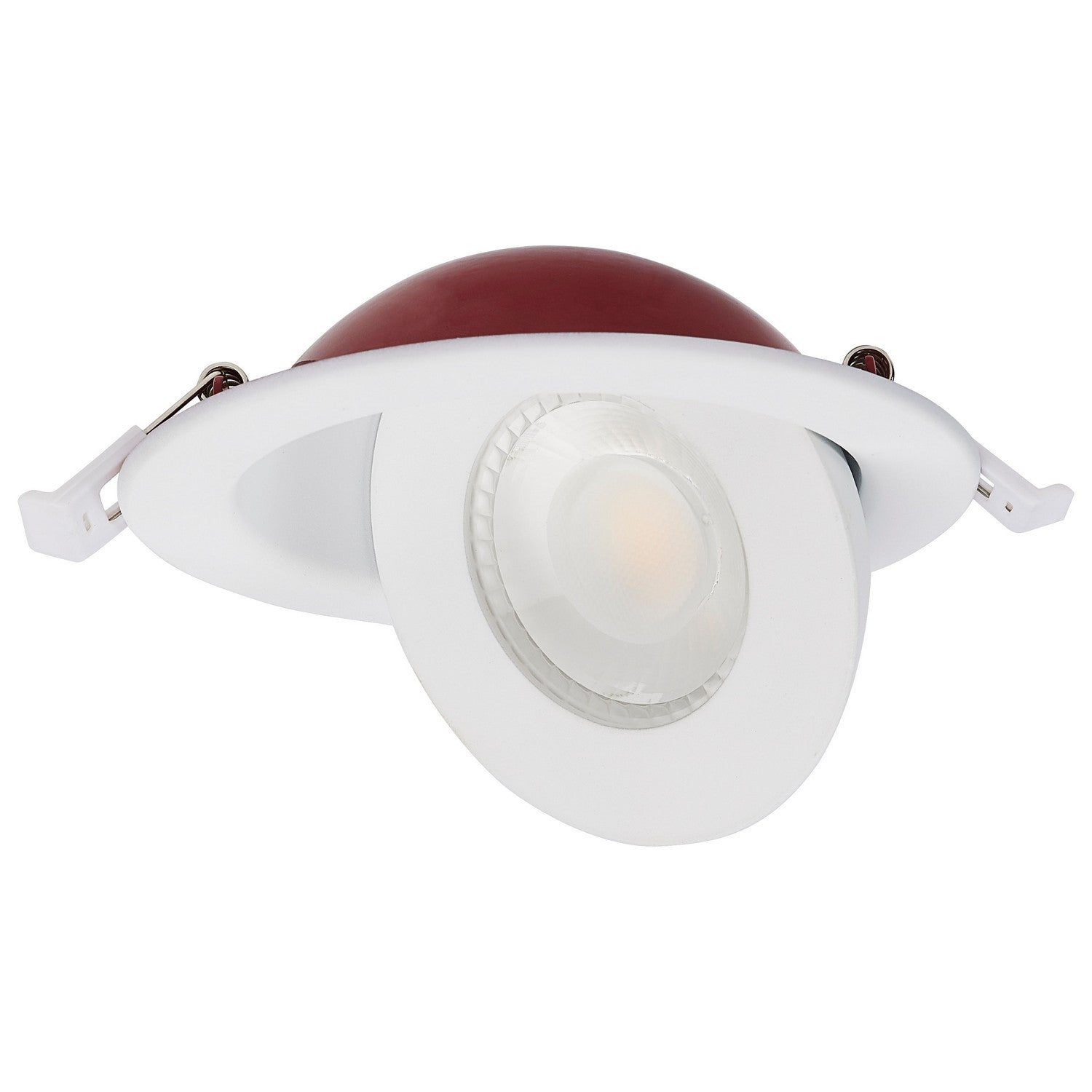 Fire Rated 4" Canless LED Recessed Light, 650 Lm, 5-CCT, Adjustable Trim