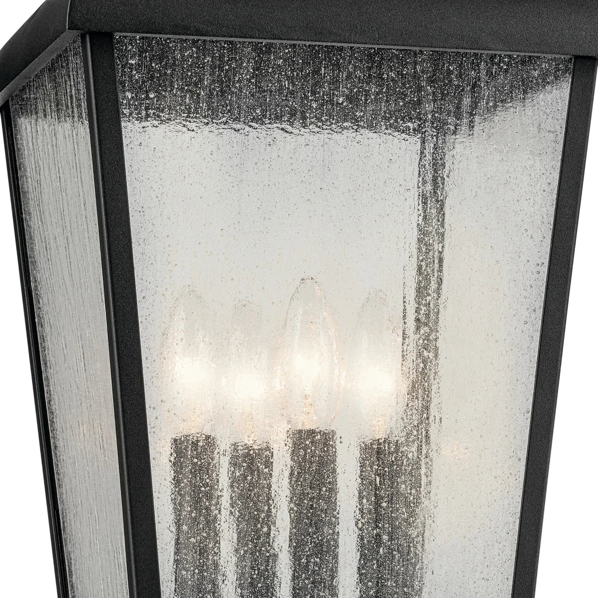 Forestdale 22" 4-Light Outdoor Post Light, Textured Black Finish - Bees Lighting