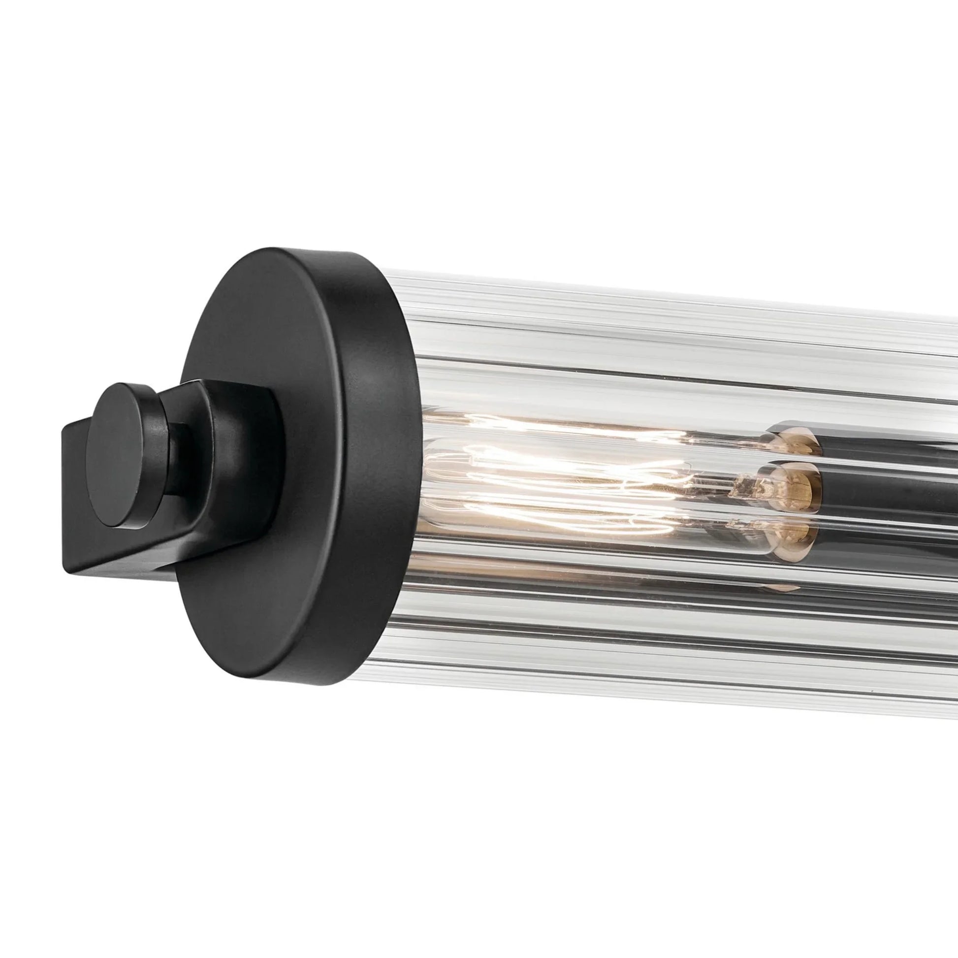 Azores 25" 4-Light Linear Bath, Black Finish - Bees Lighting