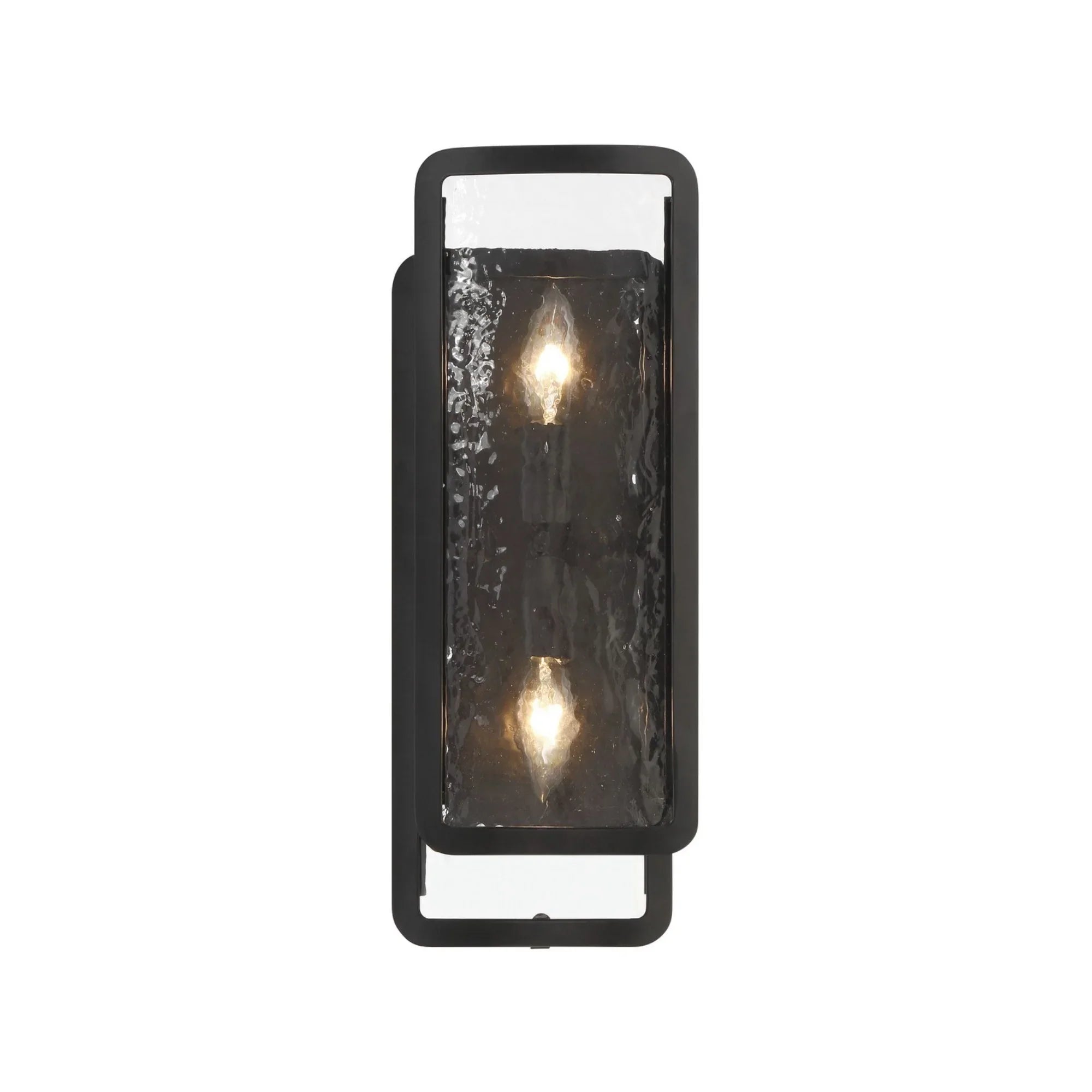 Bella Collina 16" 2-Light Wall Sconce, Coal Finish - Bees Lighting