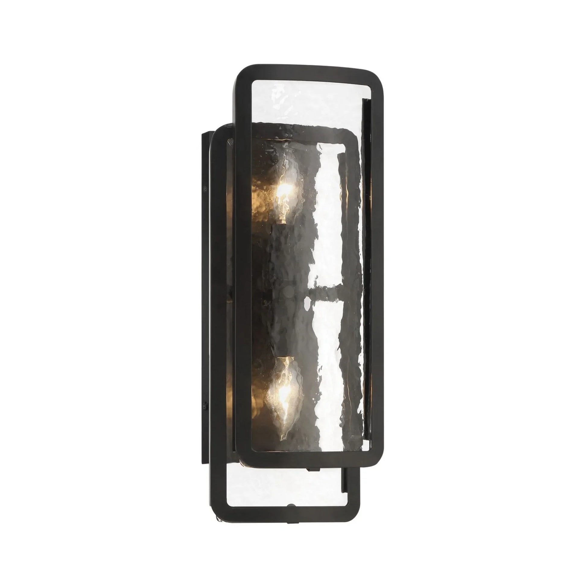 Bella Collina 16" 2-Light Wall Sconce, Coal Finish - Bees Lighting