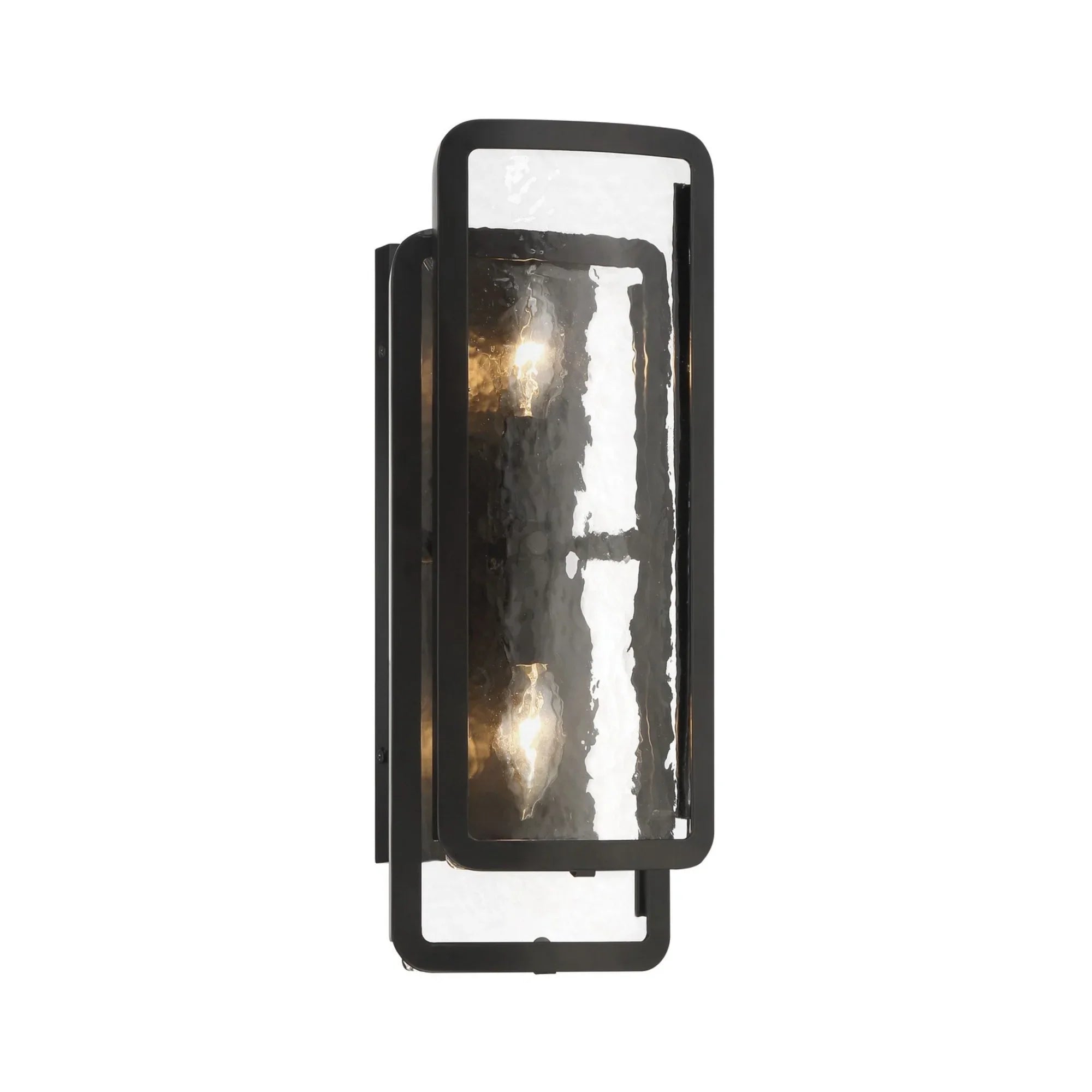 Bella Collina 16" 2-Light Wall Sconce, Coal Finish - Bees Lighting