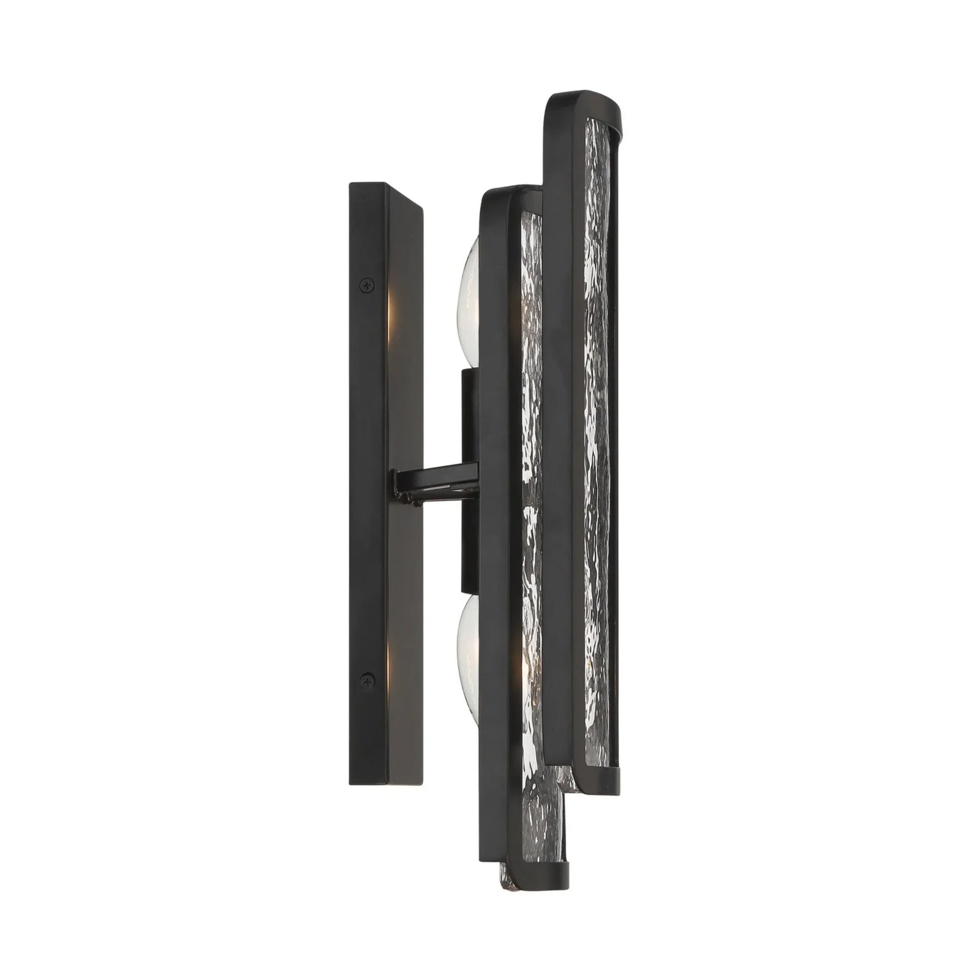 Bella Collina 16" 2-Light Wall Sconce, Coal Finish - Bees Lighting