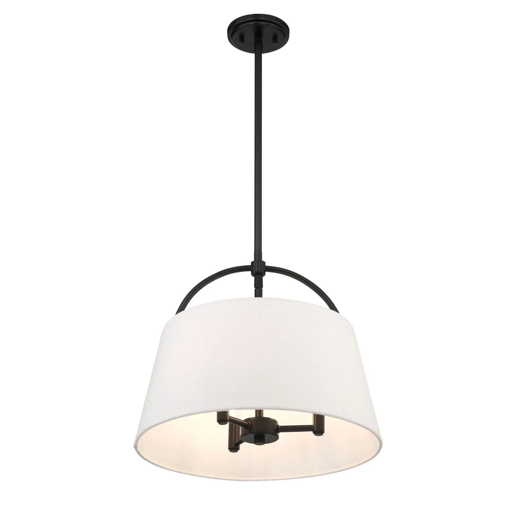 Headington 18" 3-Light Pendant, Coal Finish - Bees Lighting