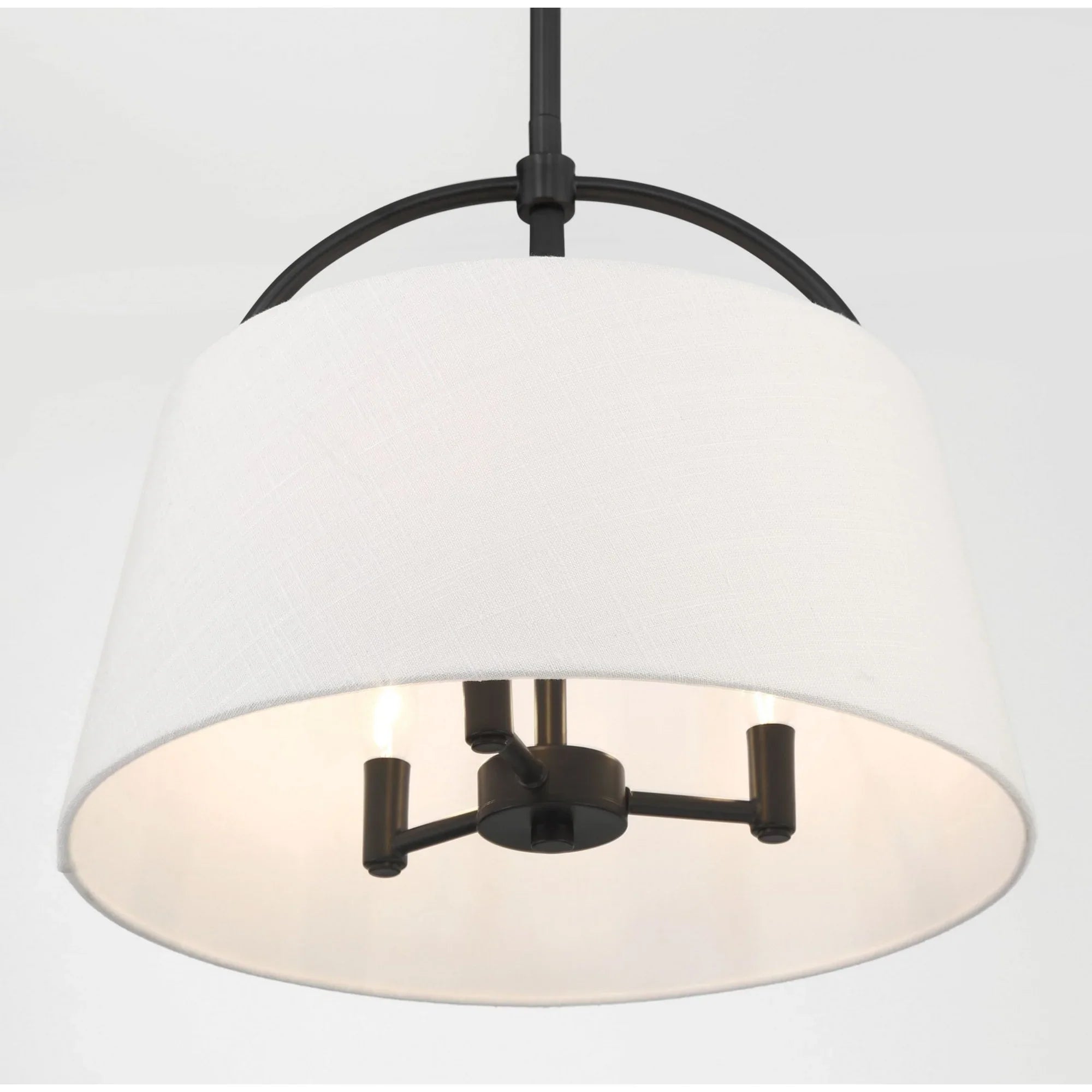 Headington 18" 3-Light Pendant, Coal Finish - Bees Lighting