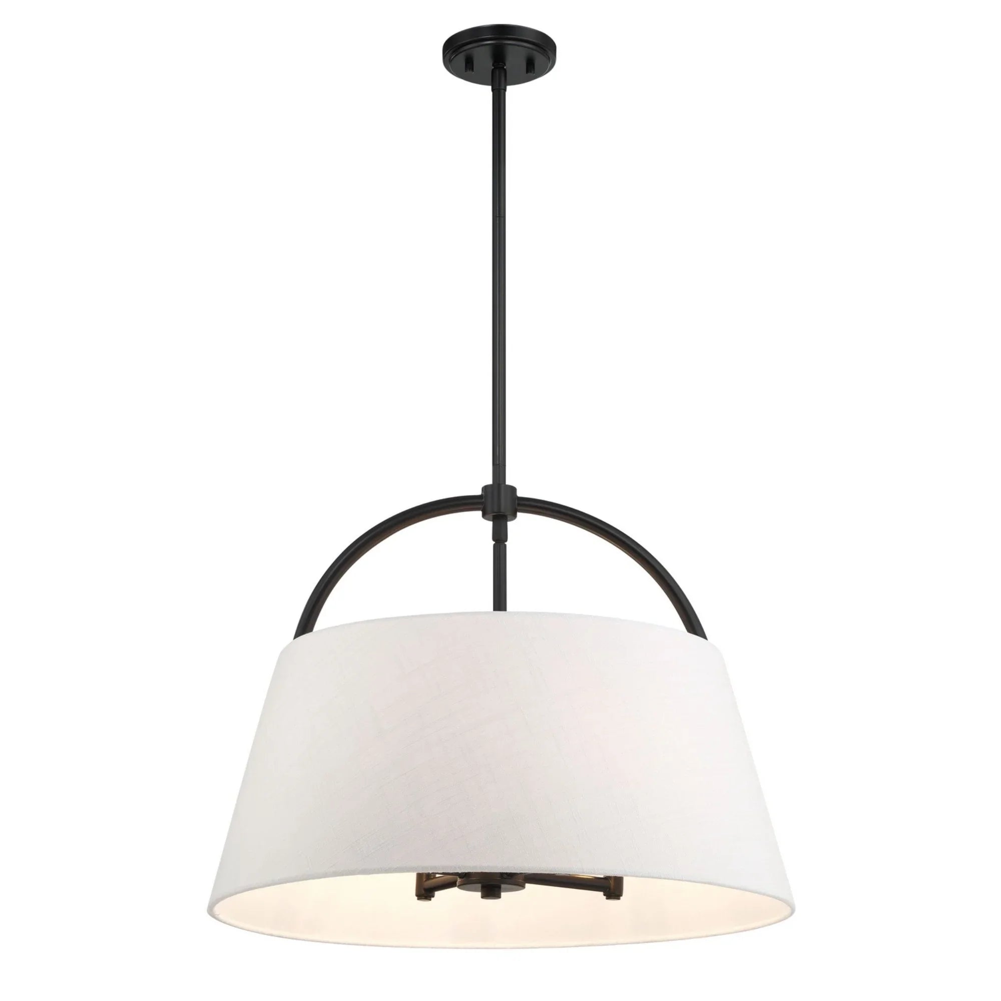 Headington 24" 4-Light Pendant, Coal Finish - Bees Lighting